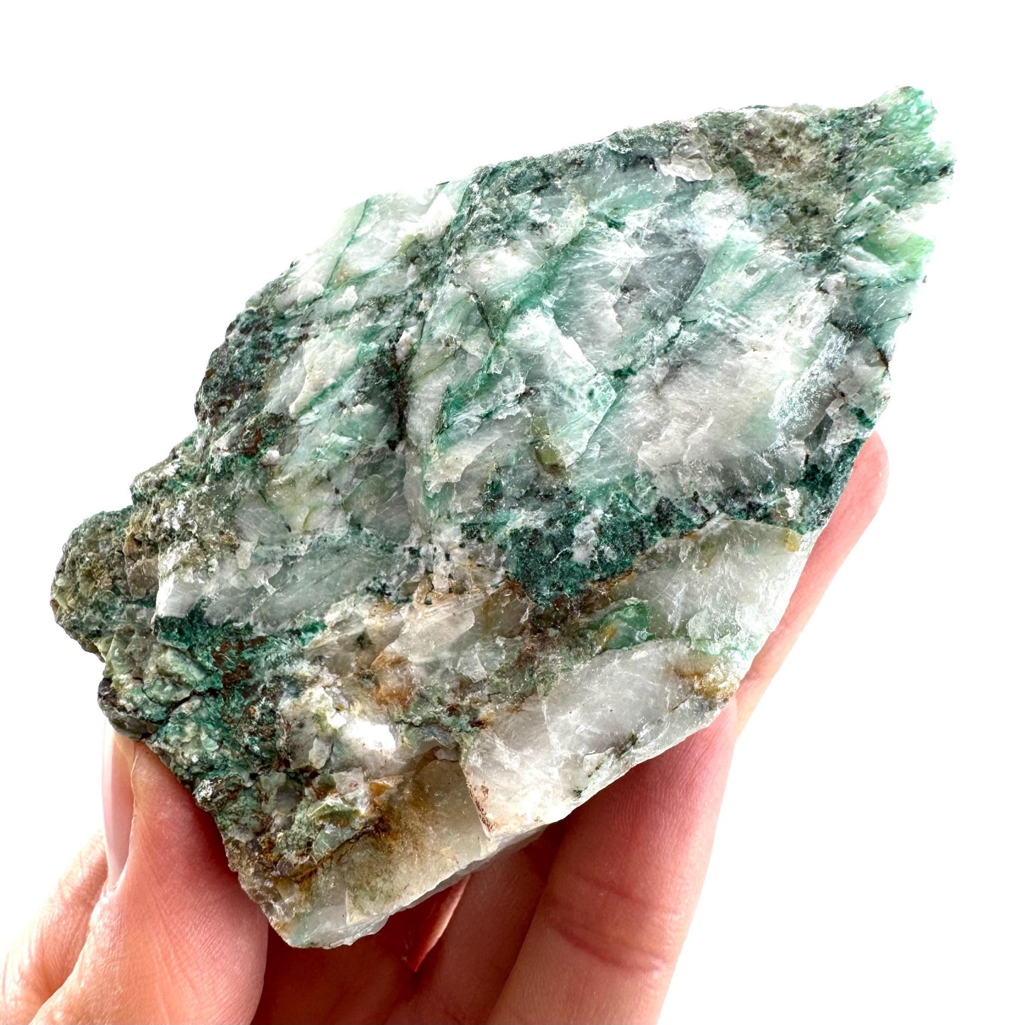 Ajoite in Quartz (South Africa) | raw ajoite, raw crystals, mineral specimen, Ajoite quartz crystal