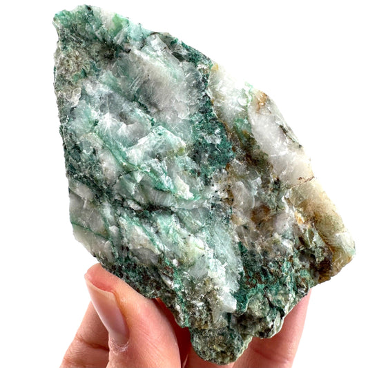 Ajoite in Quartz (South Africa) | raw ajoite, raw crystals, mineral specimen, Ajoite quartz crystal
