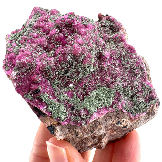 Cobaltoan Calcite w/ Kolwezite (DR Congo) | cobalto calcite crystal, mineral specimen