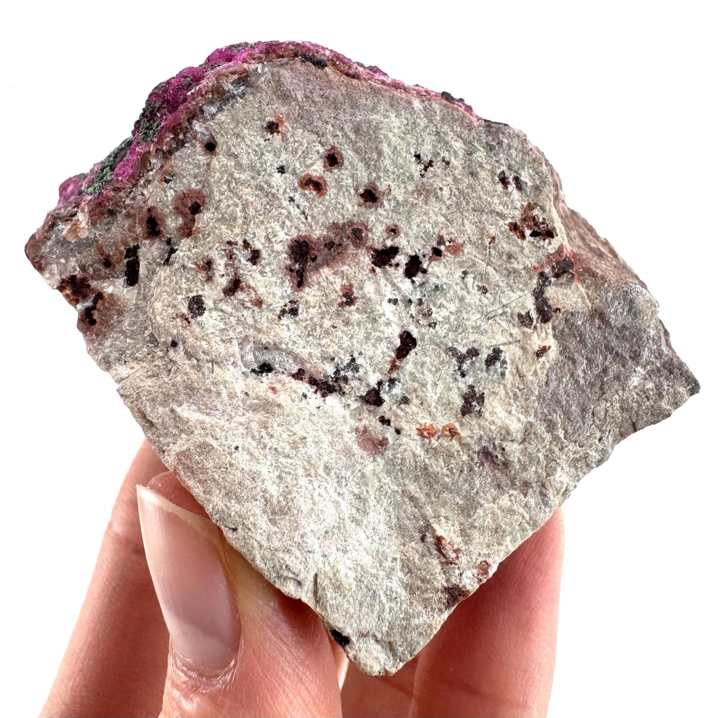 Cobaltoan Calcite w/ Kolwezite (DR Congo) | cobalto calcite crystal, mineral specimen