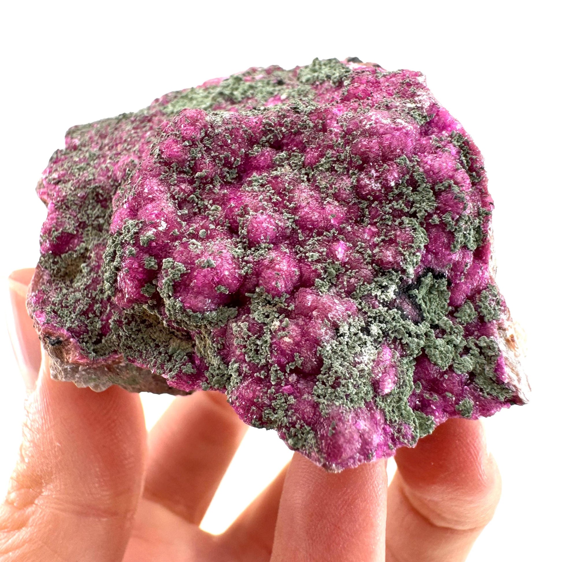 Cobaltoan Calcite w/ Kolwezite (DR Congo) | cobalto calcite crystal, mineral specimen