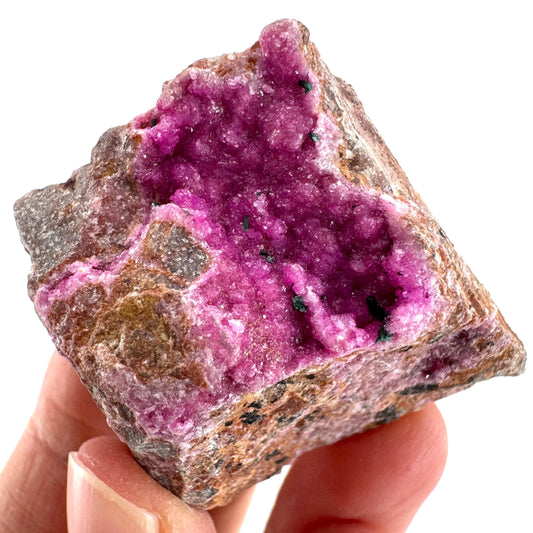 Cobaltoan Calcite (DR Congo) | cobalto calcite crystal, pink calcite, mineral specimen
