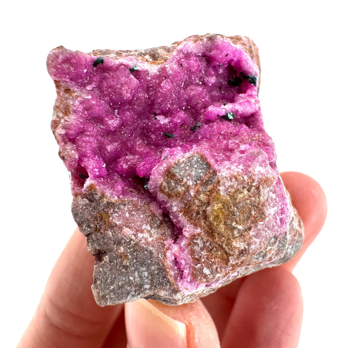 Cobaltoan Calcite (DR Congo) | cobalto calcite crystal, pink calcite, mineral specimen
