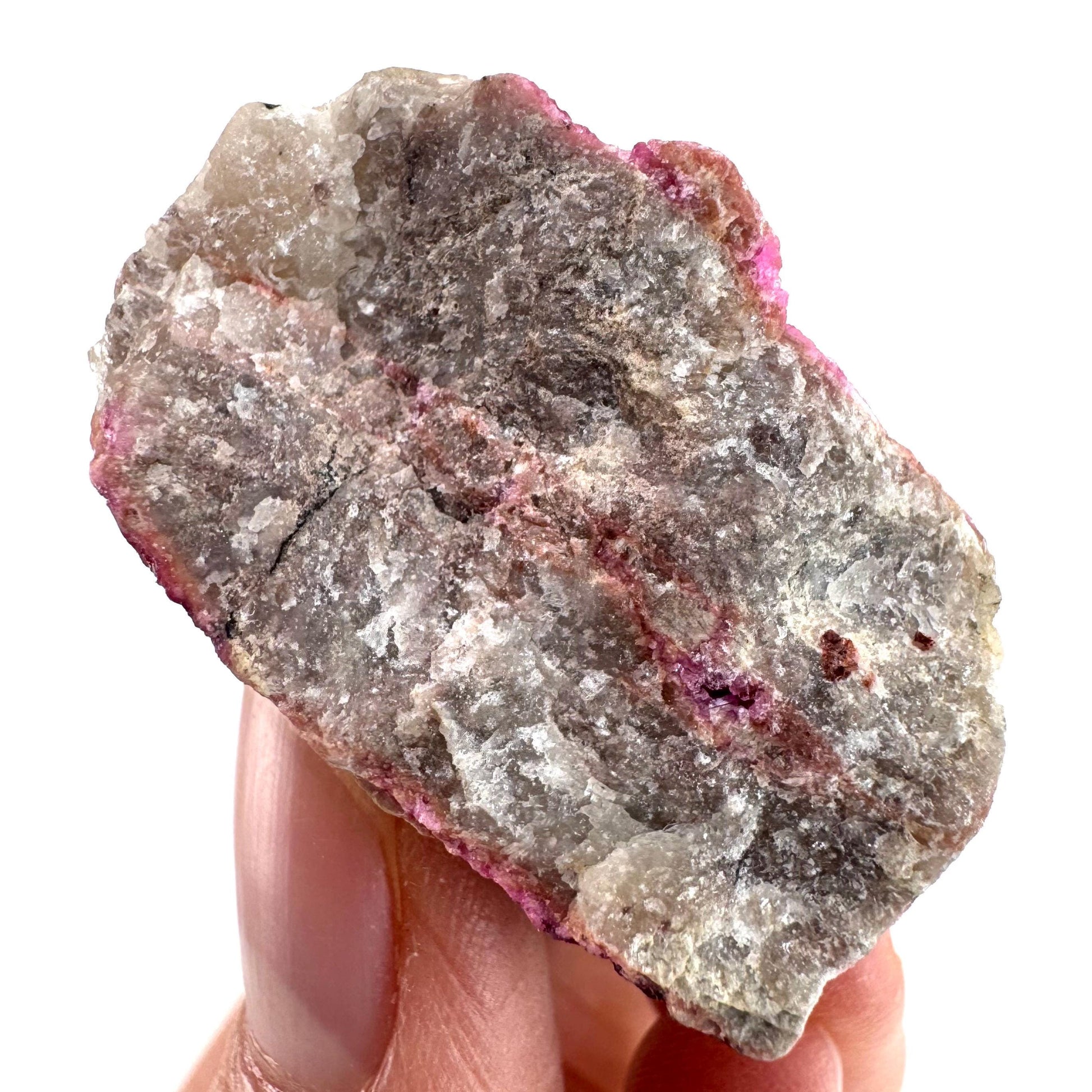 Cobaltoan Calcite (DR Congo) | cobalto calcite crystal, pink calcite, mineral specimen