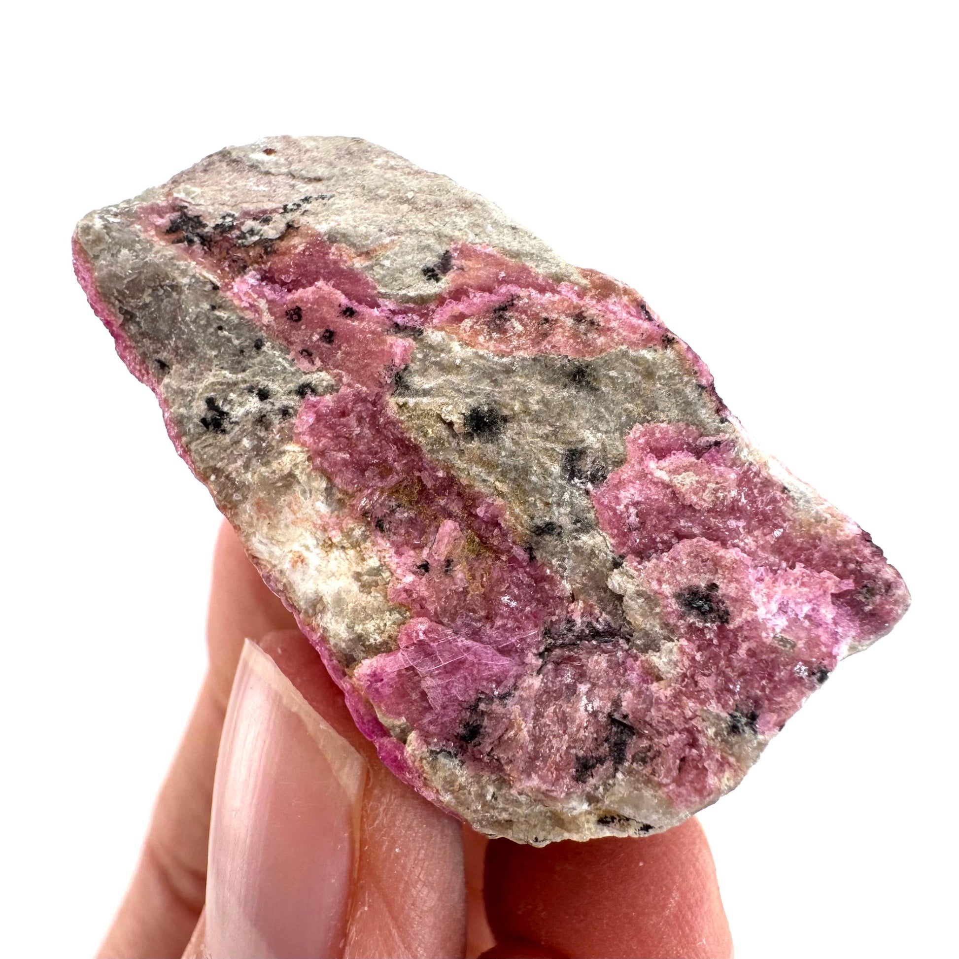 Cobaltoan Calcite (DR Congo) | cobalto calcite crystal, pink calcite, mineral specimen