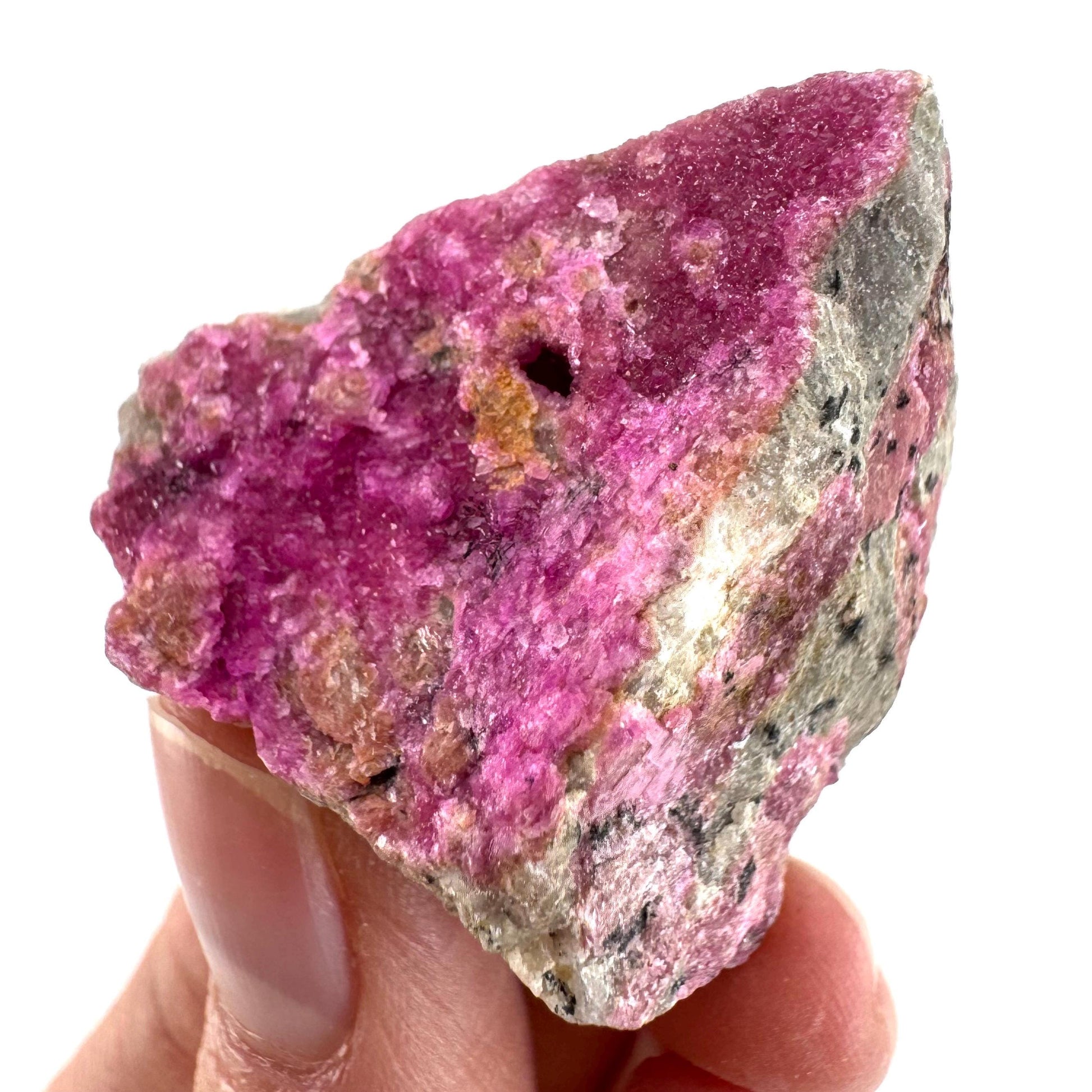 Cobaltoan Calcite (DR Congo) | cobalto calcite crystal, pink calcite, mineral specimen