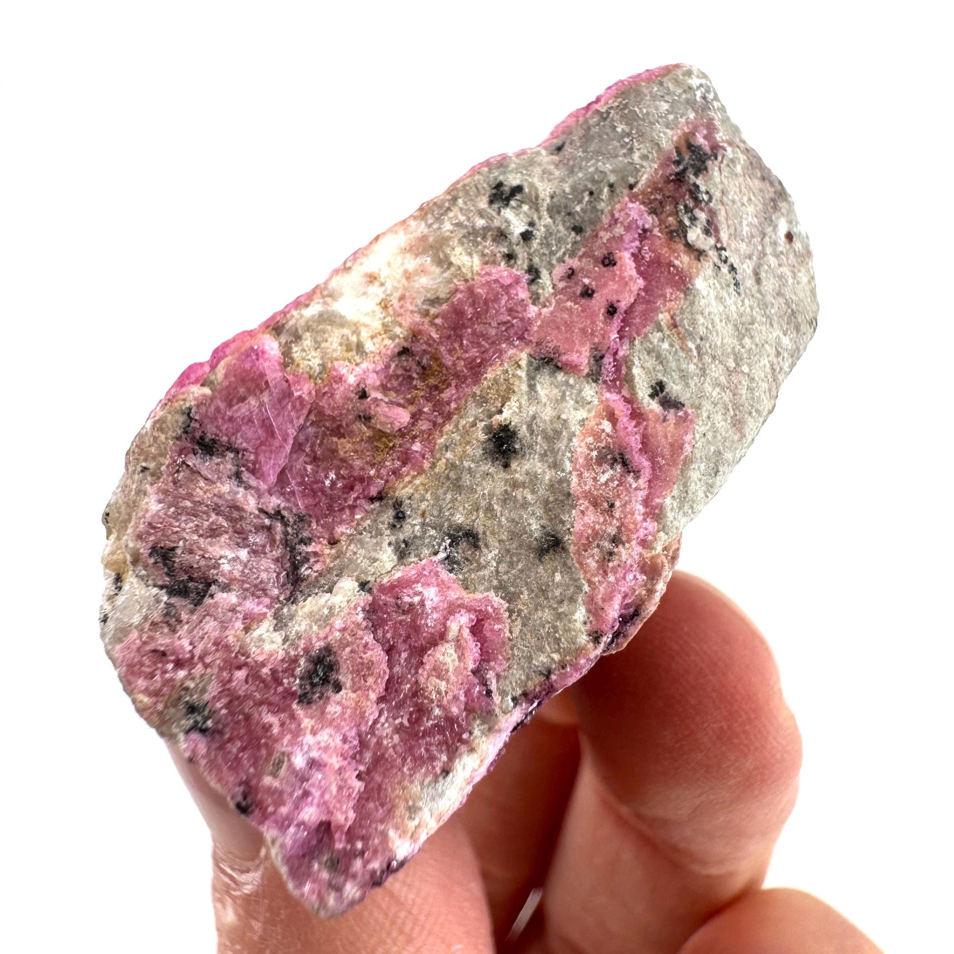 Cobaltoan Calcite (DR Congo) | cobalto calcite crystal, pink calcite, mineral specimen