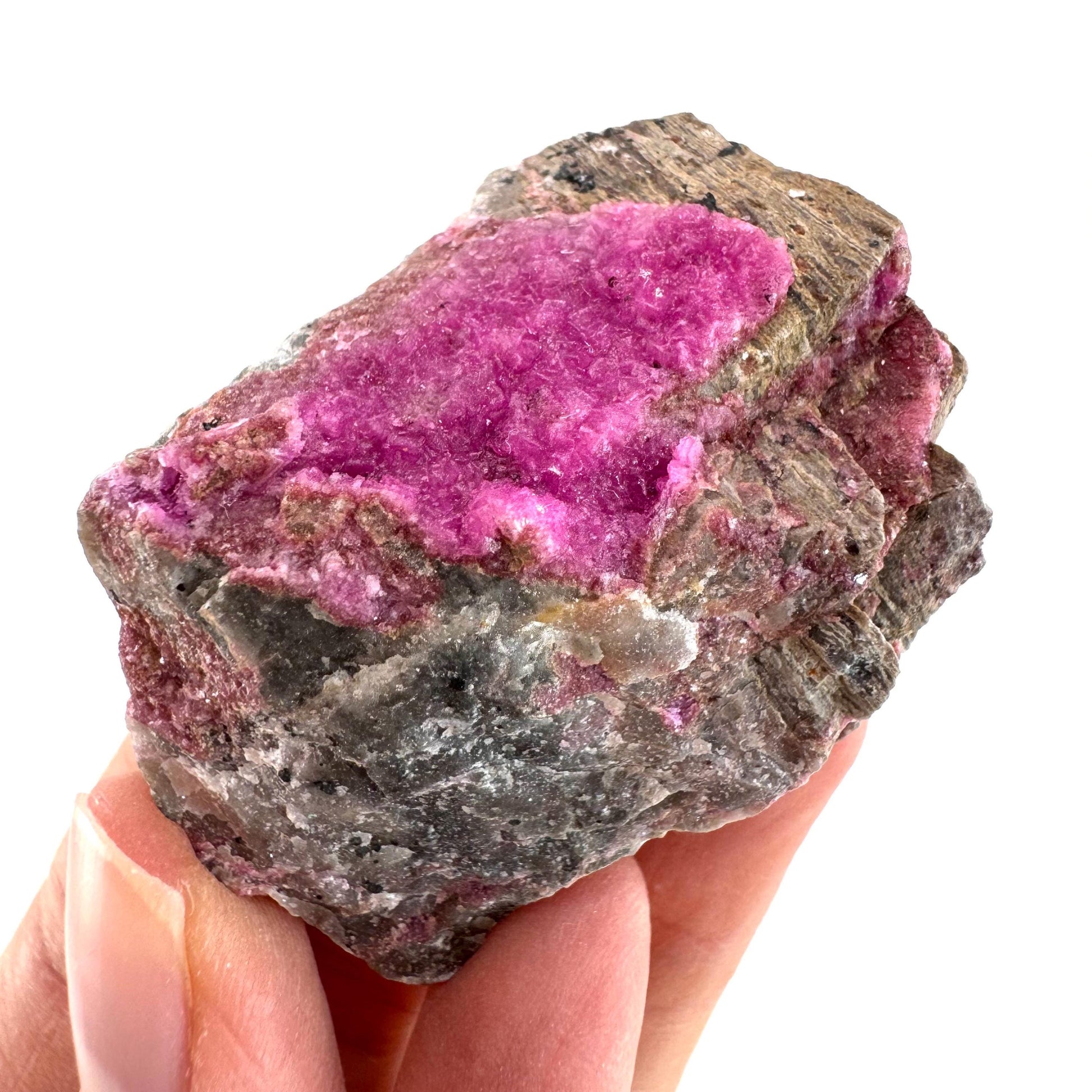 Cobaltoan Calcite (DR Congo) | cobalto calcite crystal, pink calcite, mineral specimen