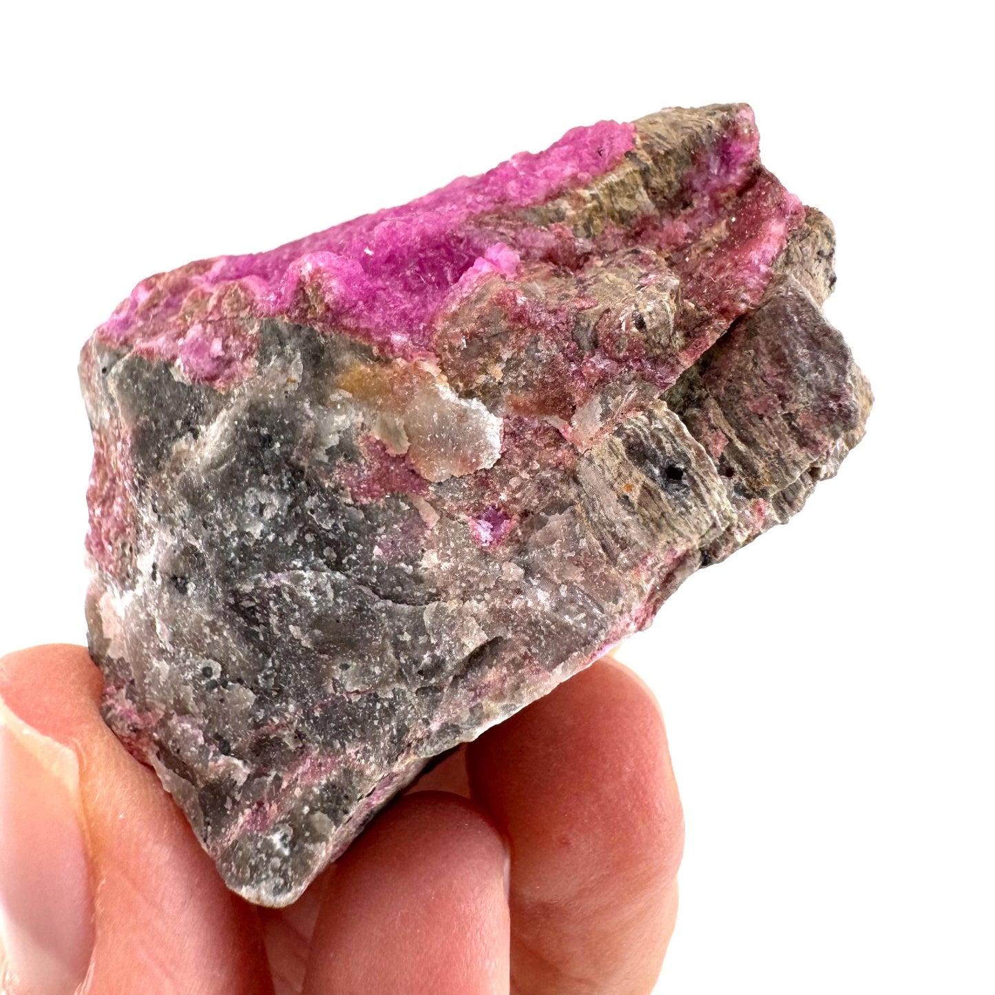 Cobaltoan Calcite (DR Congo) | cobalto calcite crystal, pink calcite, mineral specimen