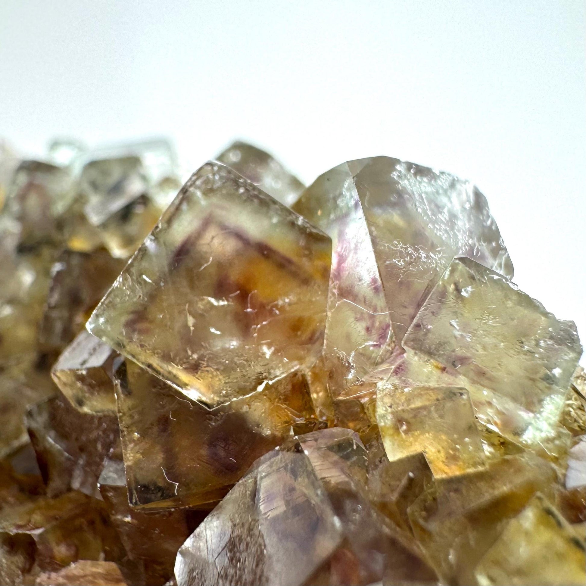 Okorusu Fluorite (Namibia) | green fluorite cluster, raw fluorite crystal, mineral specimen