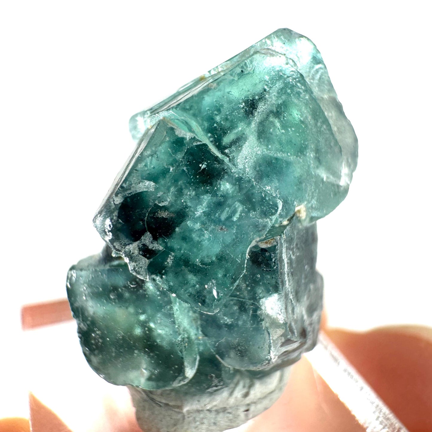 Okorusu Fluorite (Namibia) | green-blue fluorite cluster, raw fluorite crystal, mineral specimen