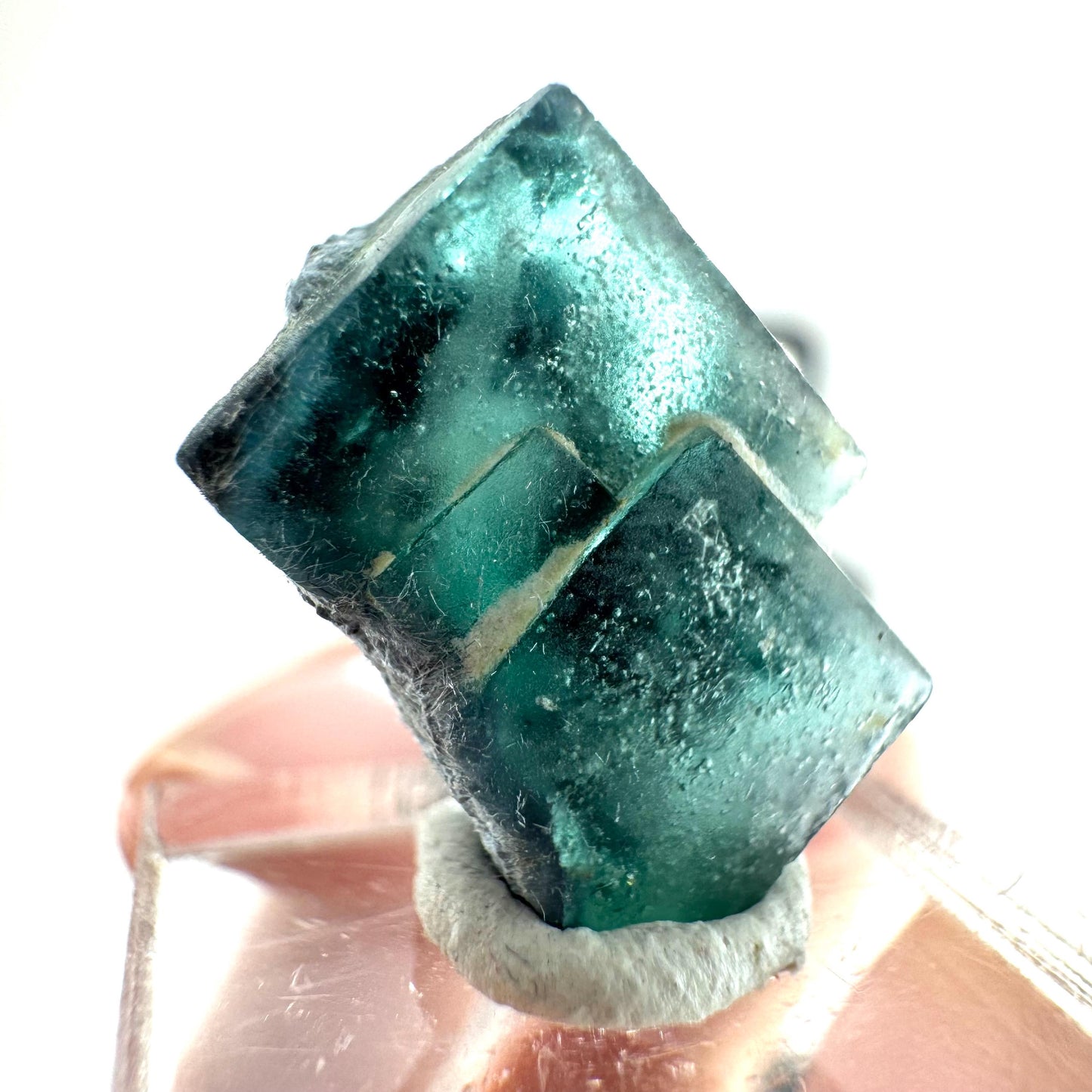 Okorusu Fluorite (Namibia) | green-blue fluorite cluster, raw fluorite crystal, mineral specimen