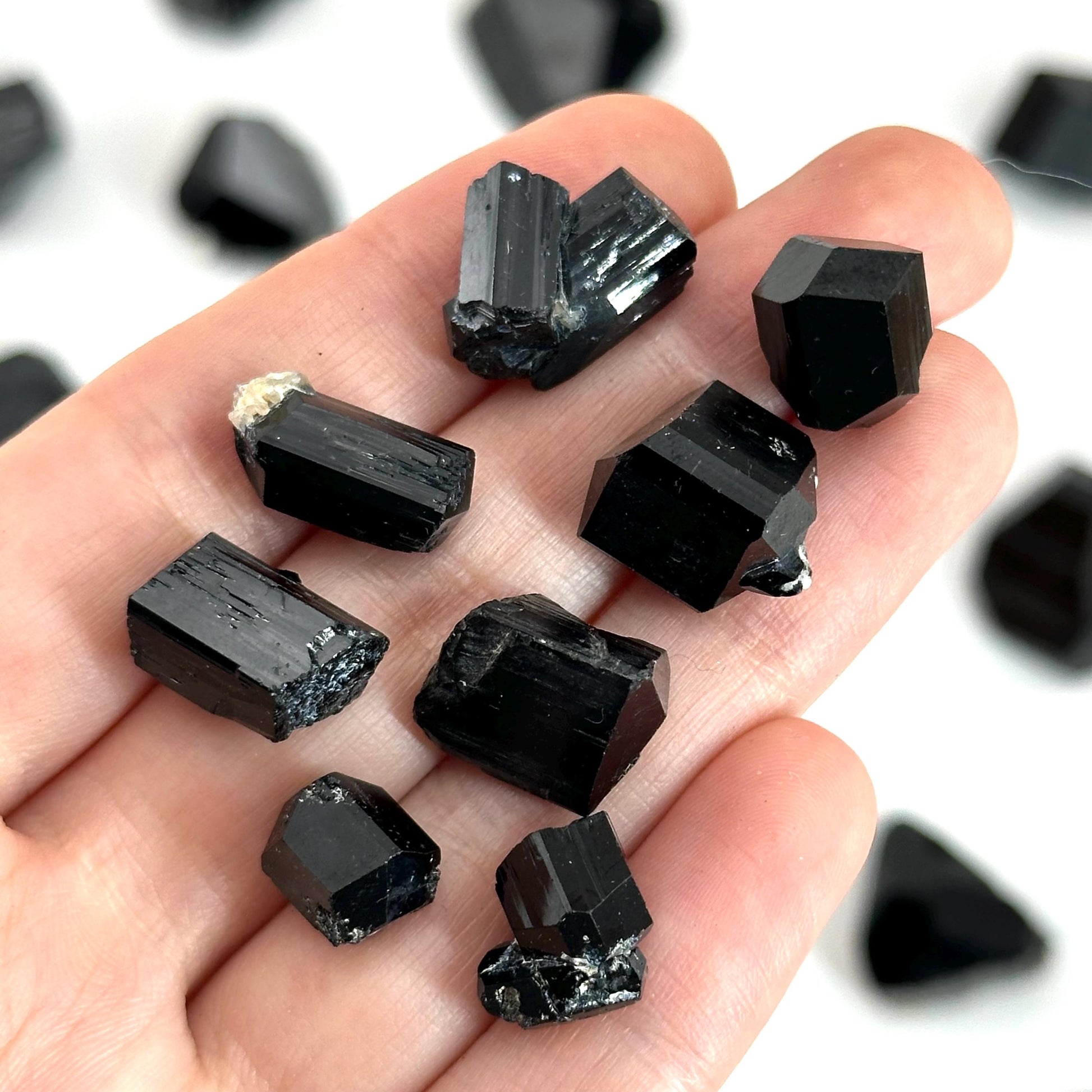 Black Tourmaline Crystal | black tourmaline stone, raw tourmaline crystal, protection stones, raw black tourmaline