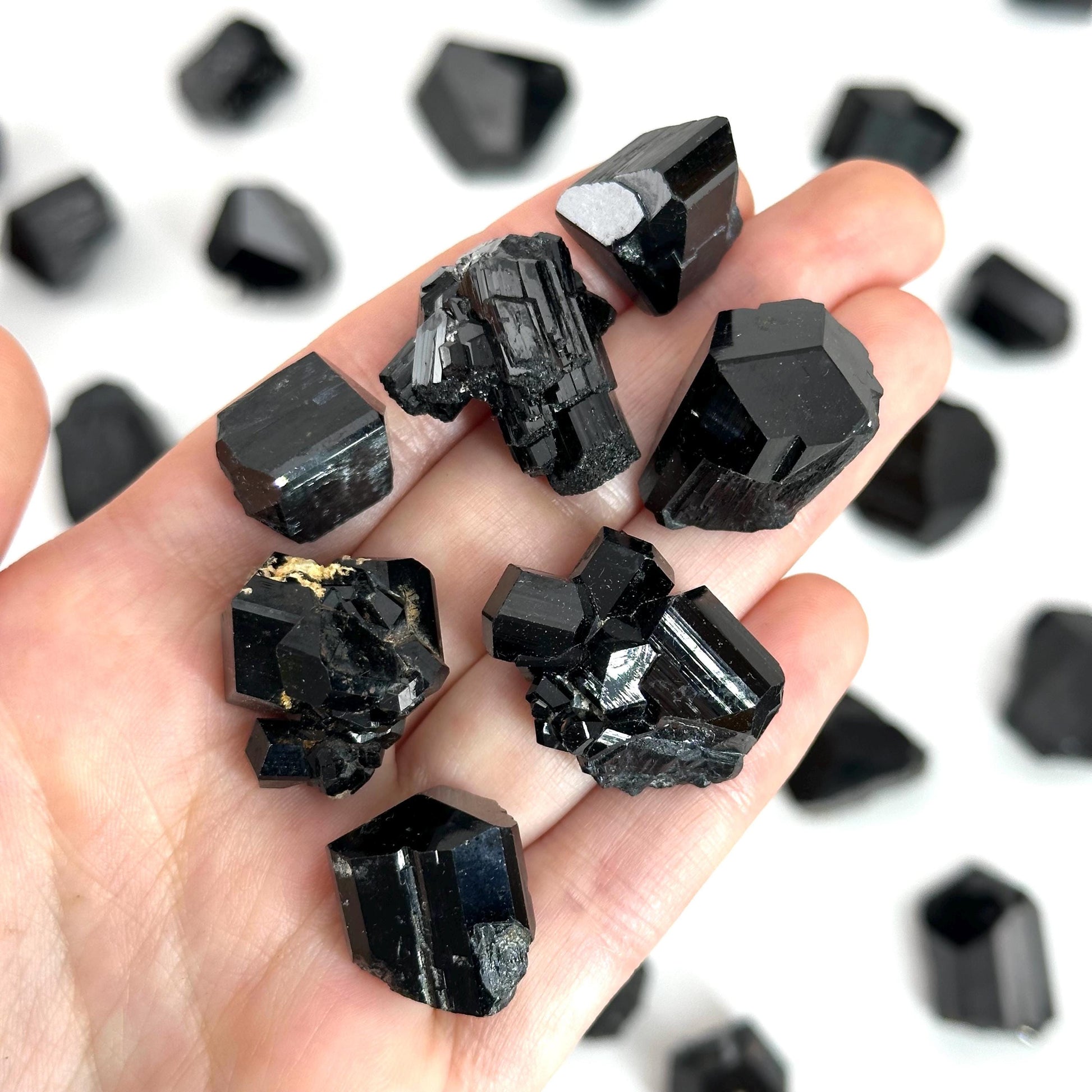 Black Tourmaline Crystal | black tourmaline stone, raw tourmaline crystal, protection stones, raw black tourmaline