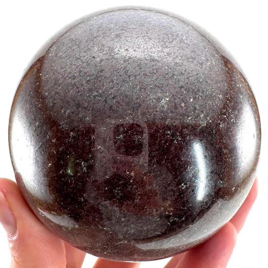 XL Garnet Sphere | red garnet, crystal ball, crystal orb, root chakra, polished garnet