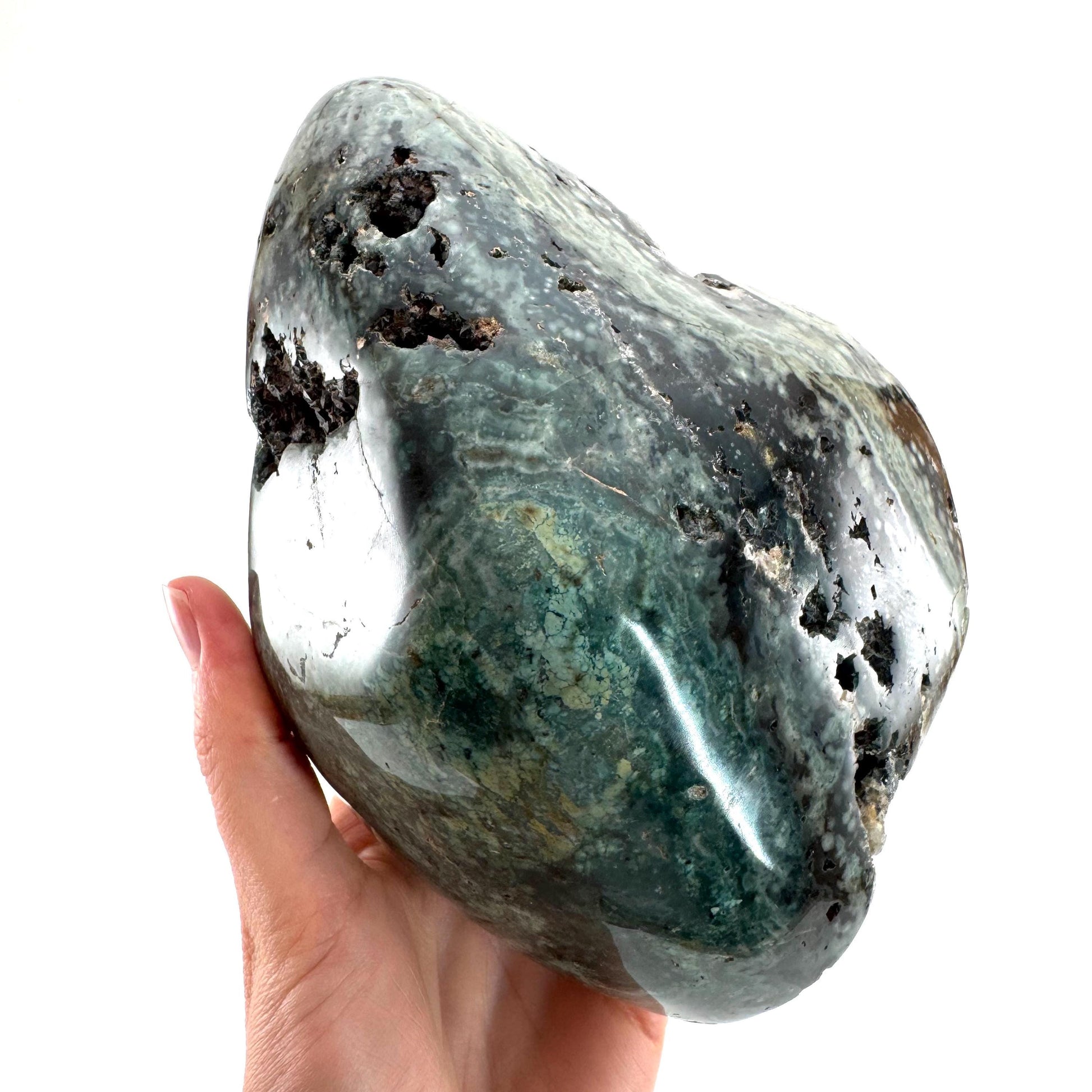 Ocean Jasper Freeform | crystal cluster, polished ocean jasper, ocean jasper crystal