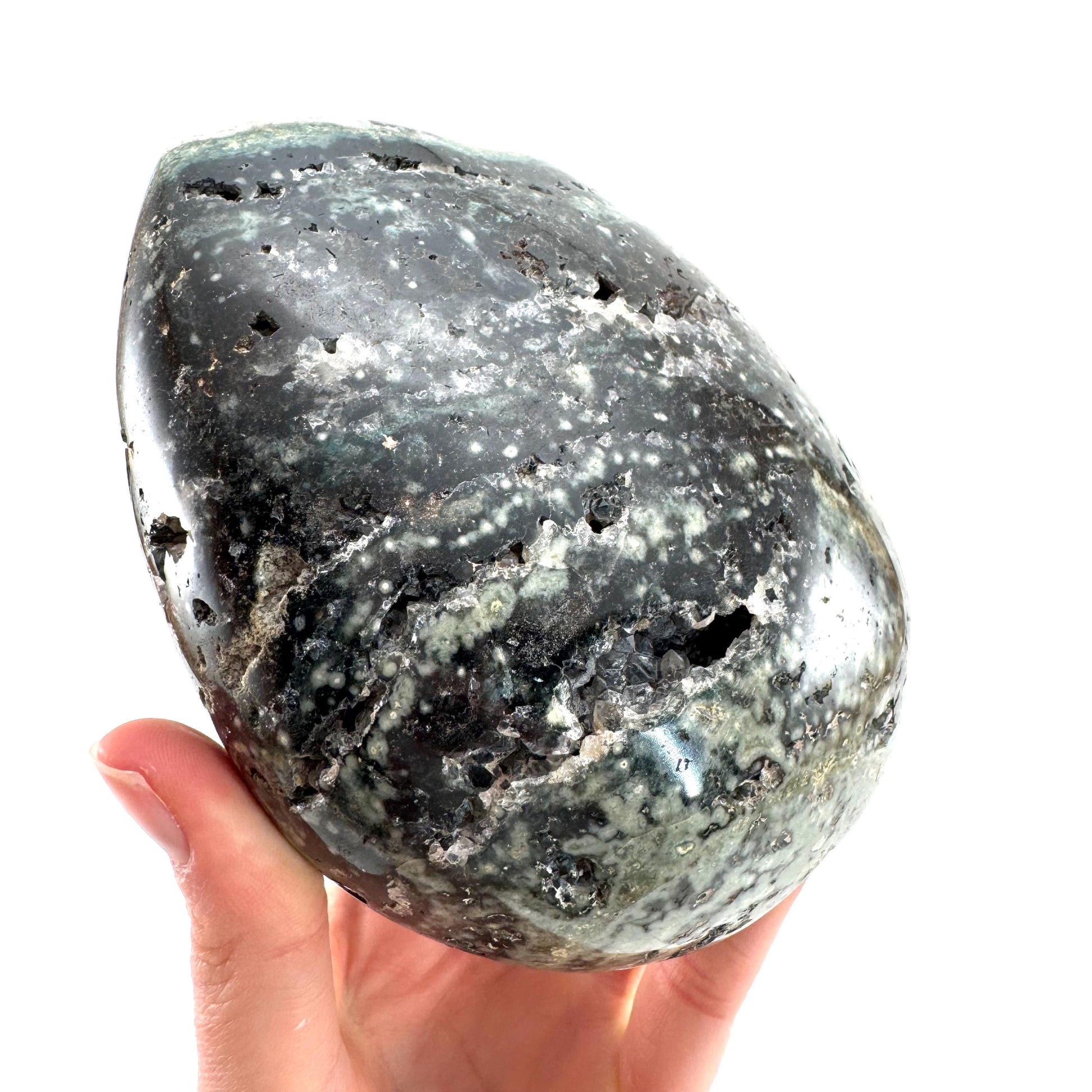 Ocean Jasper Freeform | crystal cluster, polished ocean jasper, ocean jasper crystal