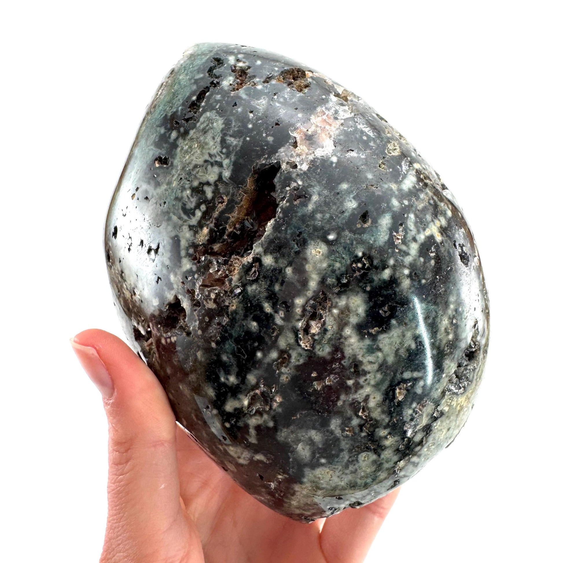 Ocean Jasper Freeform | crystal cluster, polished ocean jasper, ocean jasper crystal
