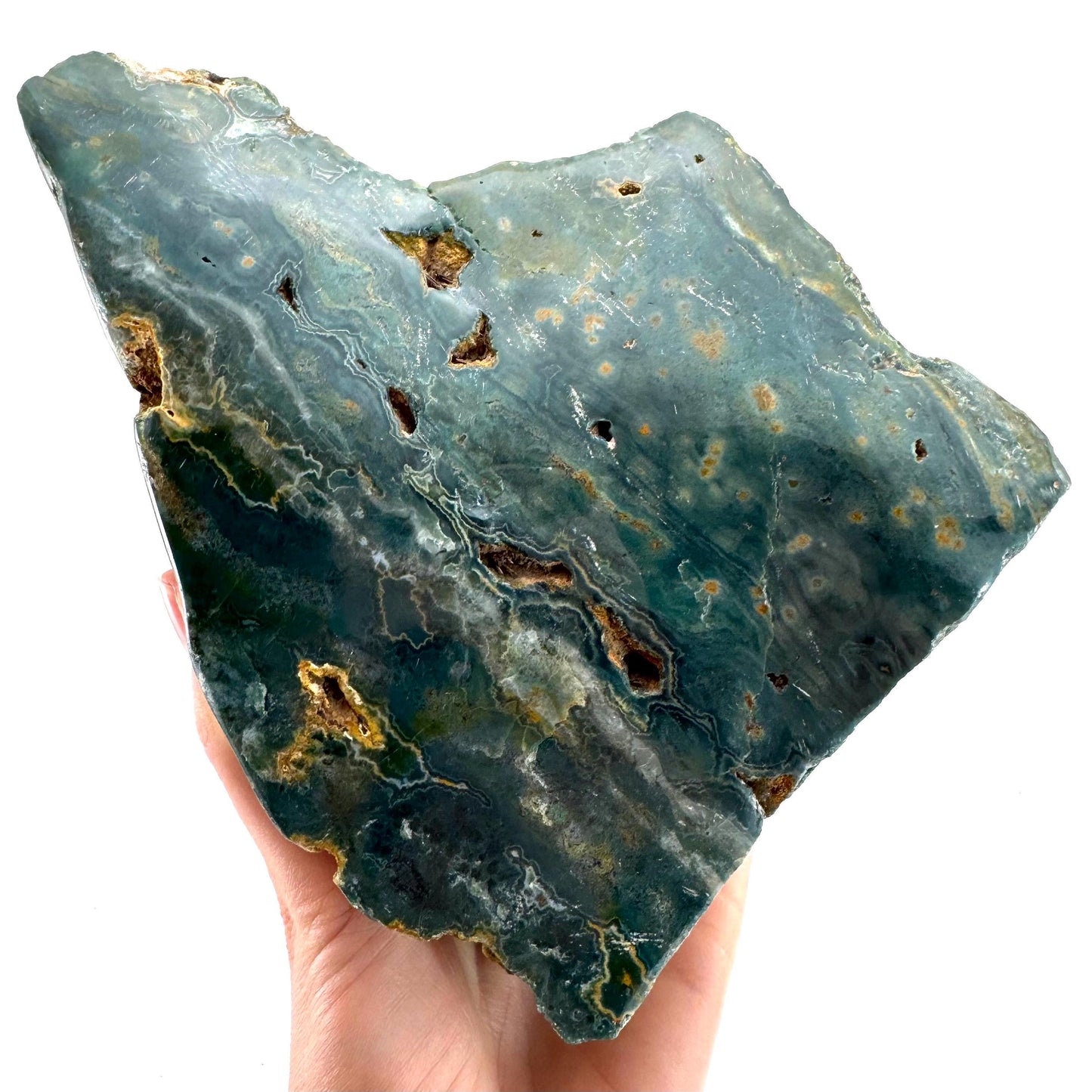Ocean Jasper Freeform | crystal cluster, polished ocean jasper, ocean jasper crystal