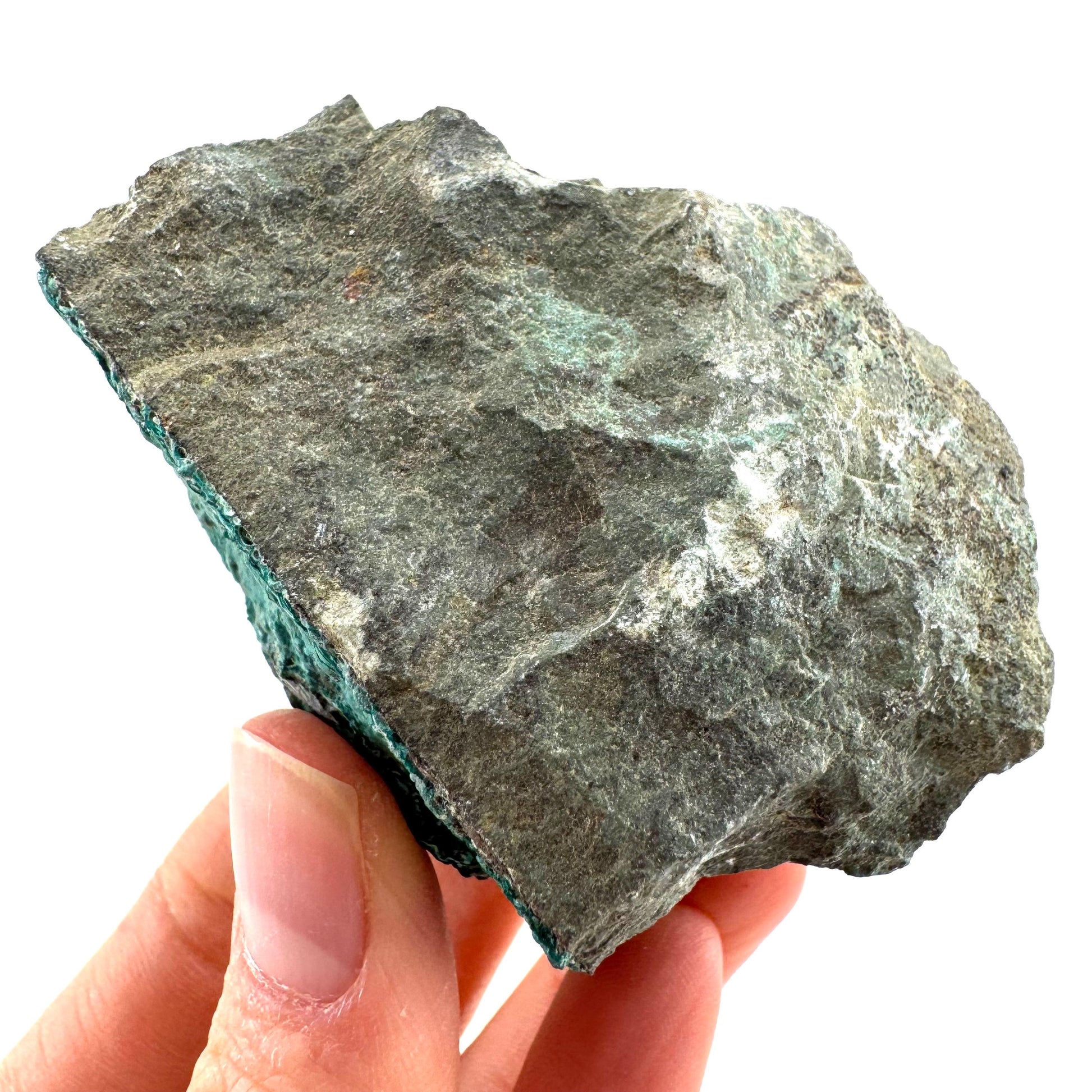 Chrysocolla / Gem Silica (DR Congo) | botryoidal chrysocolla crystal, mineral specimen