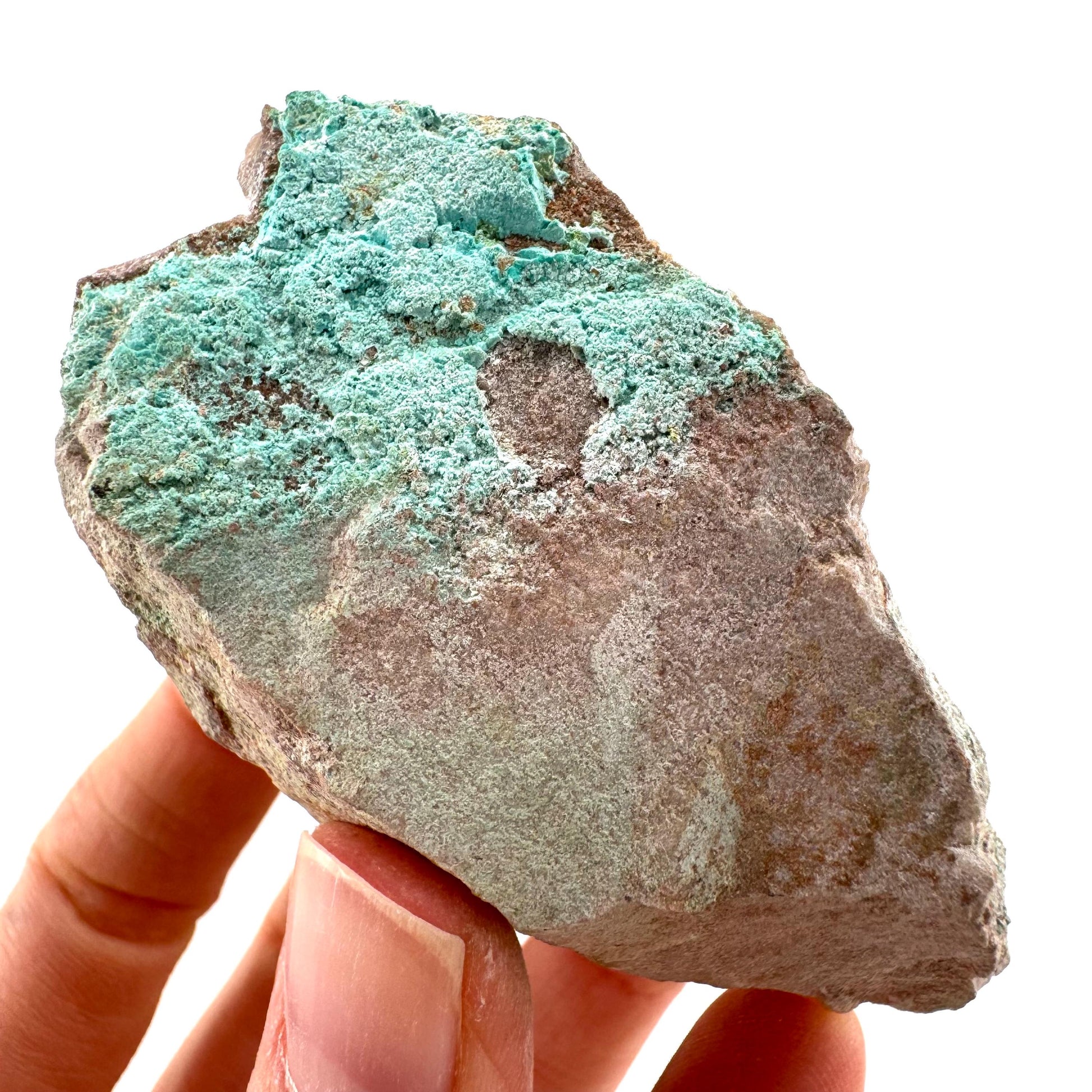 Dioptase w/ Chrysocolla (Namibia) | dioptase crystal, mineral specimen