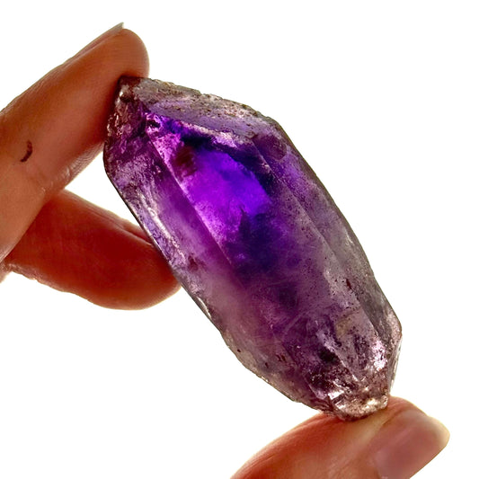 Double Terminated Brandberg Amethyst (Namibia) | natural amethyst crystal, purple amethyst, mineral specimen