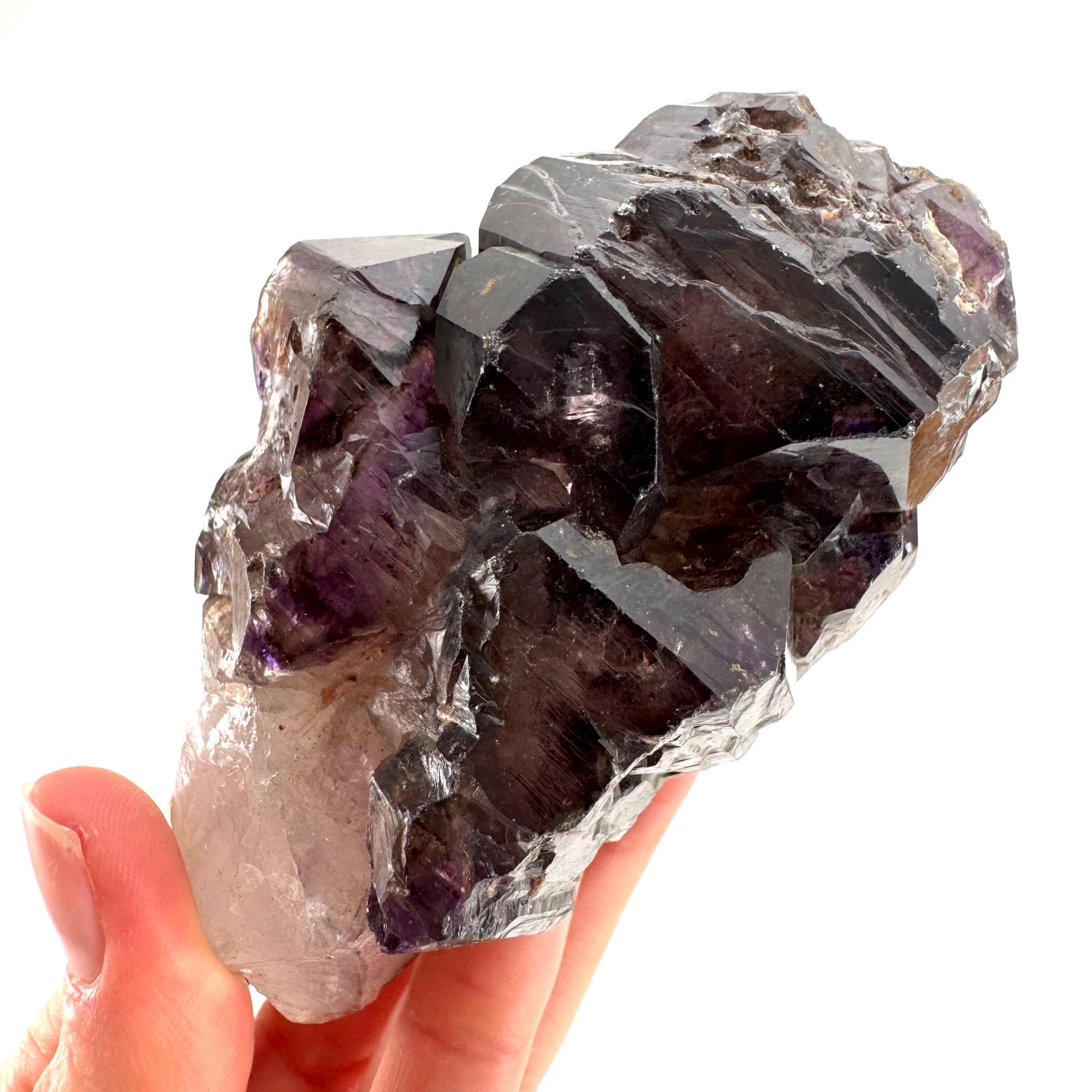 Elestial Amethyst Scepter | Shangaan amethyst crystal cluster, natural mineral specimen
