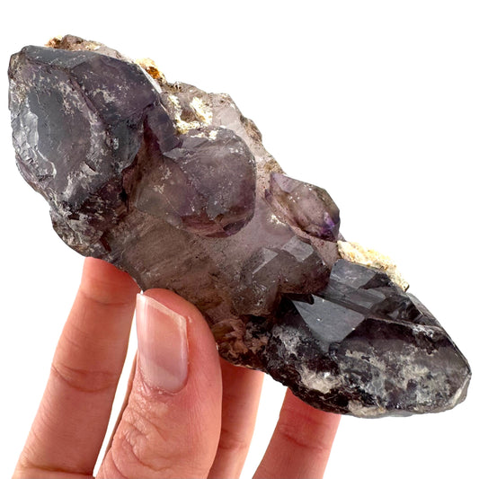 Elestial Amethyst Scepter | Shangaan amethyst crystal cluster, natural mineral specimen