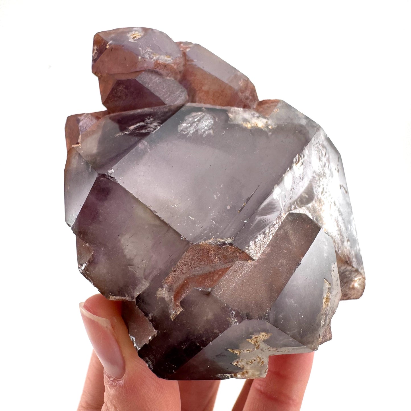 Elestial Amethyst | purple amethyst crystal cluster, raw mineral specimen