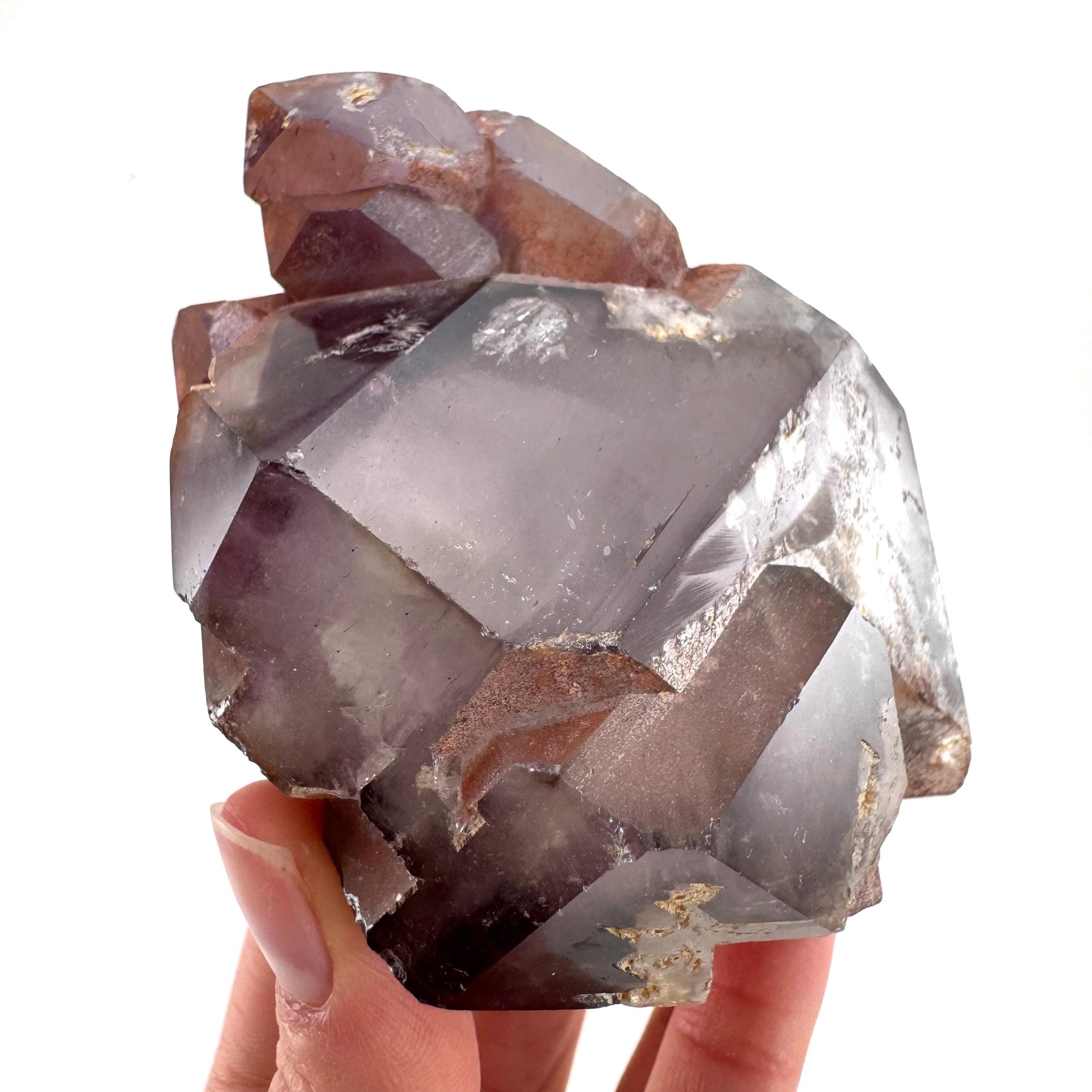 Elestial Amethyst | purple amethyst crystal cluster, raw mineral specimen