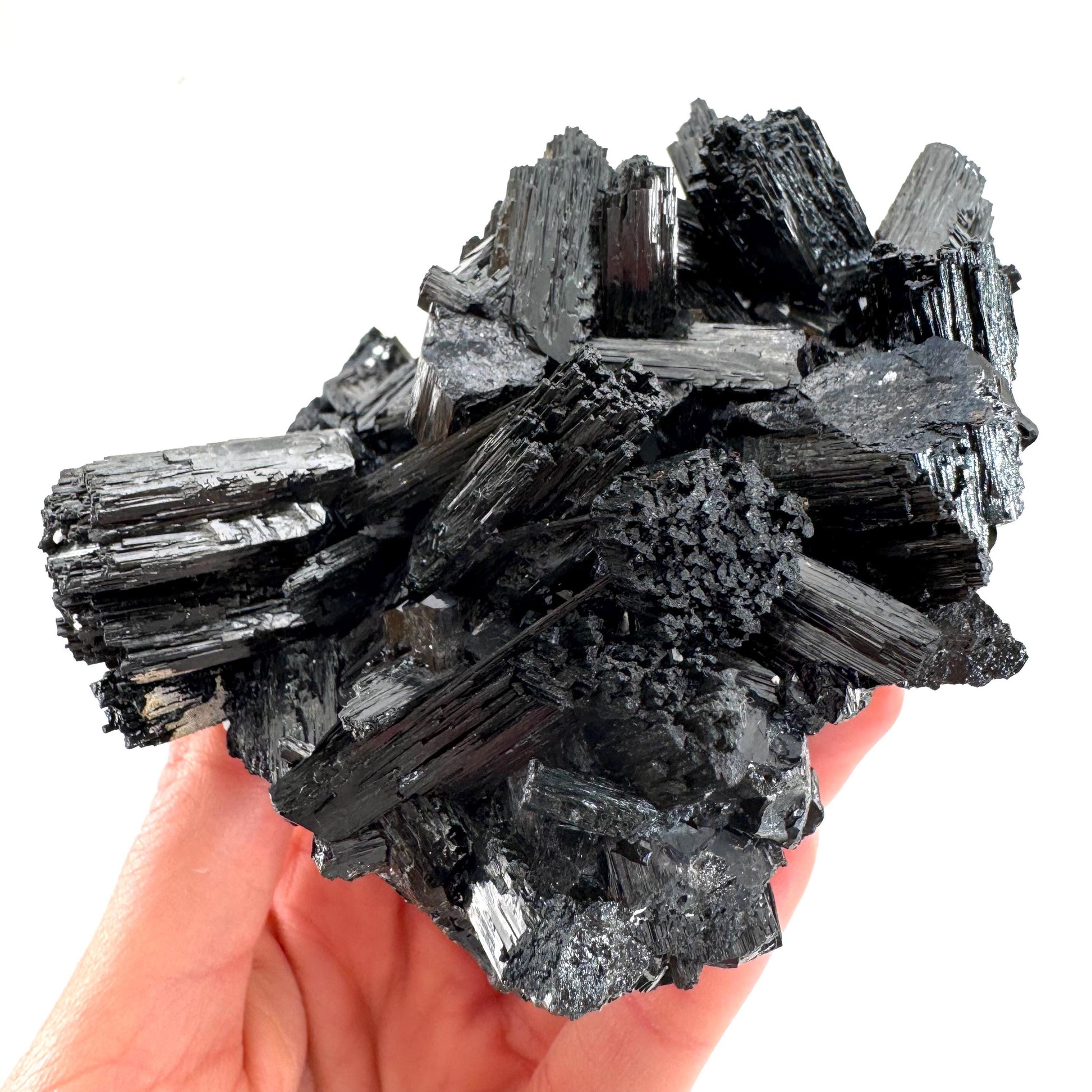 XL Black Tourmaline Cluster | Namibian Protection Stone