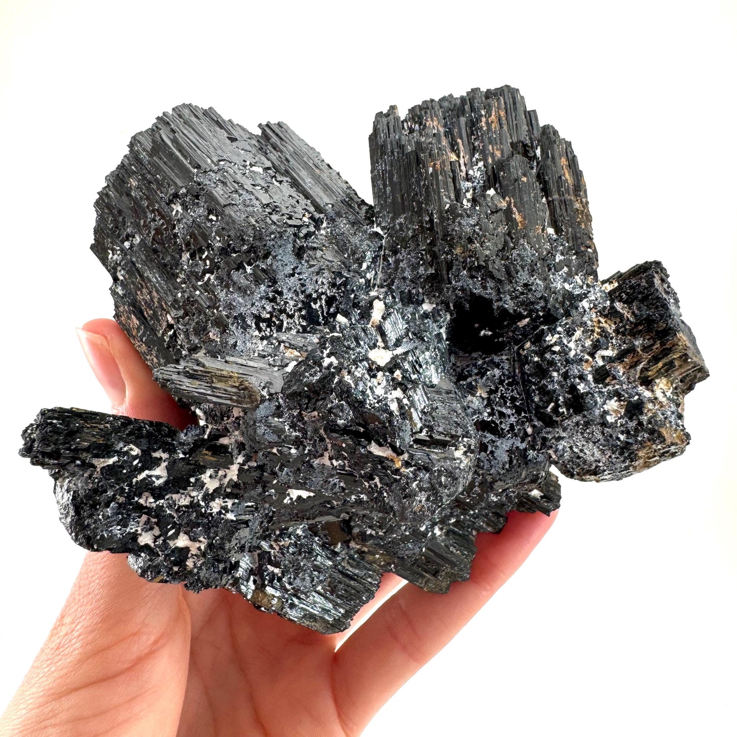 XL Black Tourmaline Cluster | Namibian Protection Stone