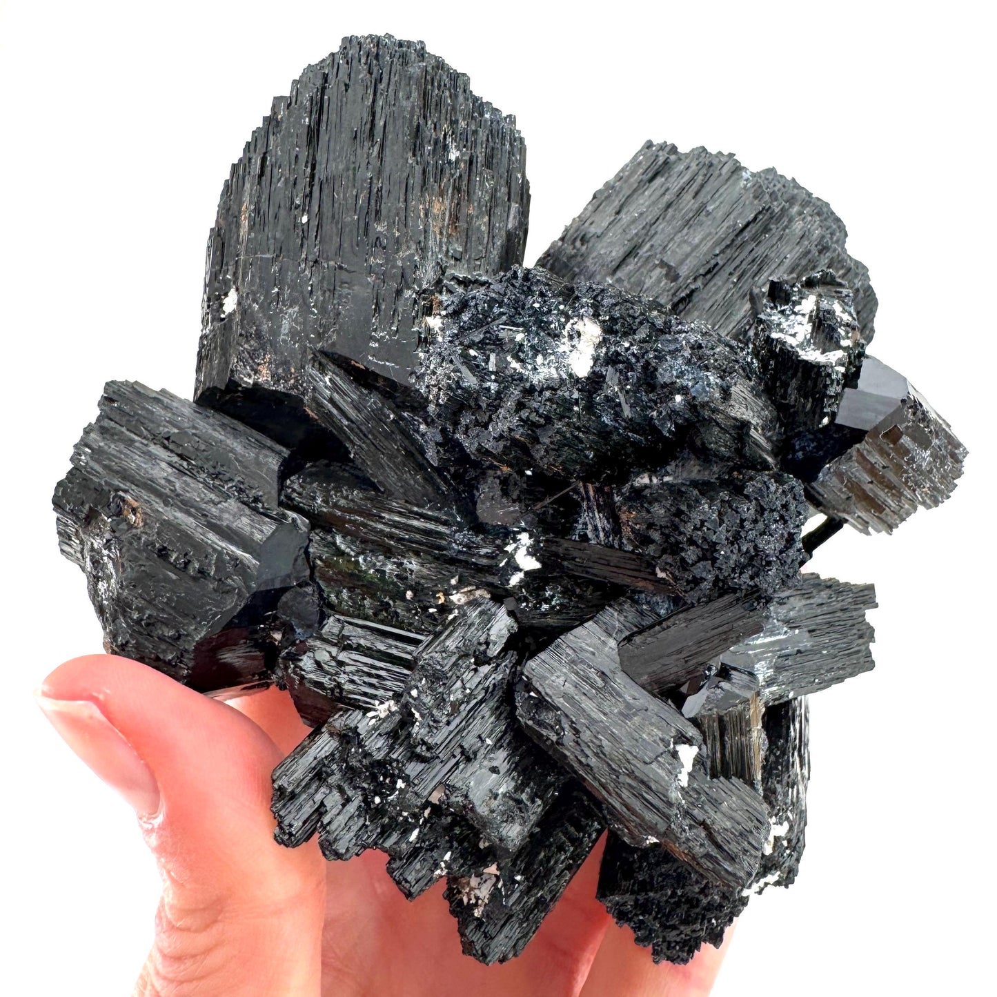 XL Black Tourmaline Cluster | Namibian Protection Stone