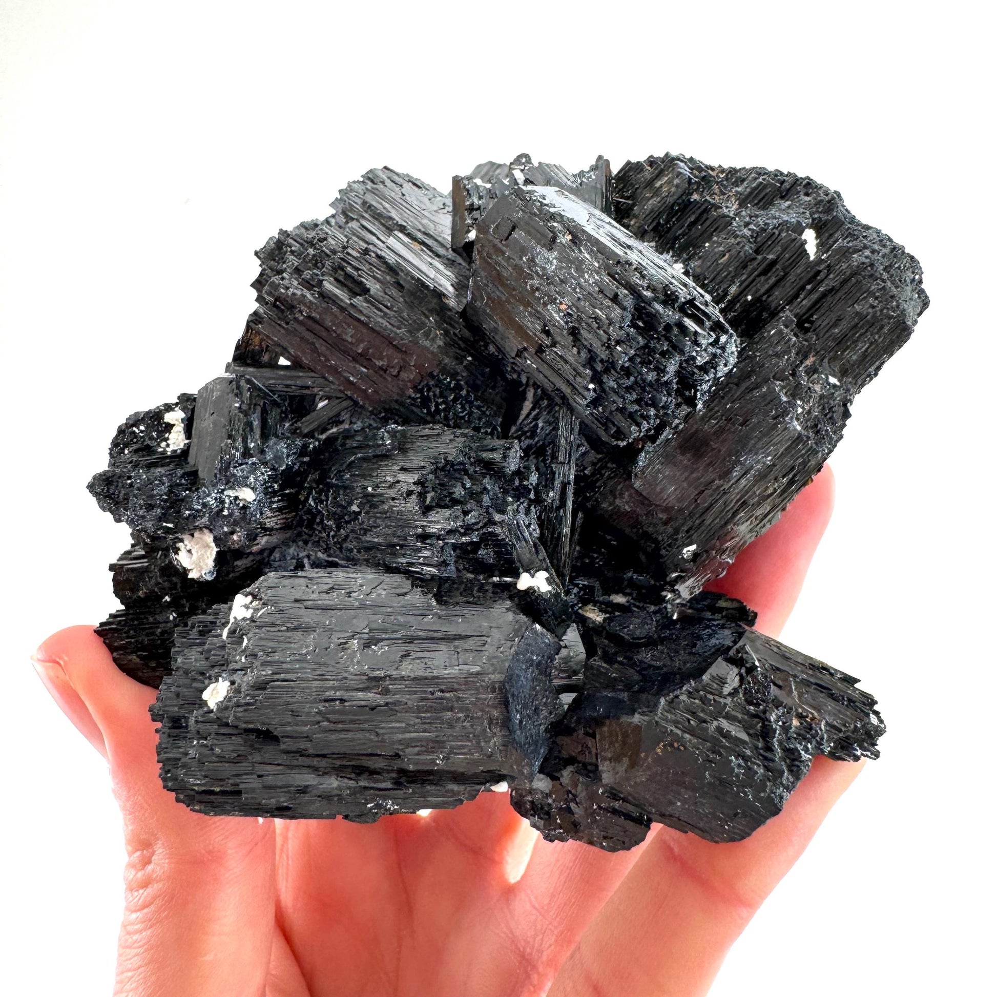 XL Black Tourmaline Cluster | Namibian Protection Stone