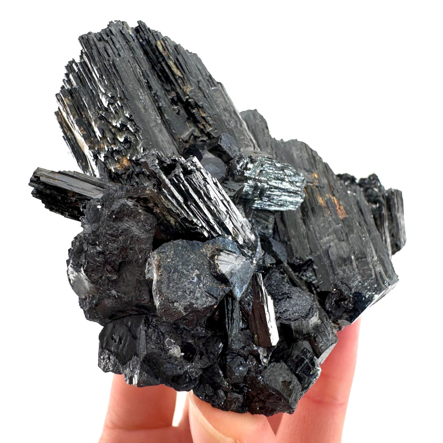 Erongo Black Tourmaline Cluster | Raw Crystal Protection Stone