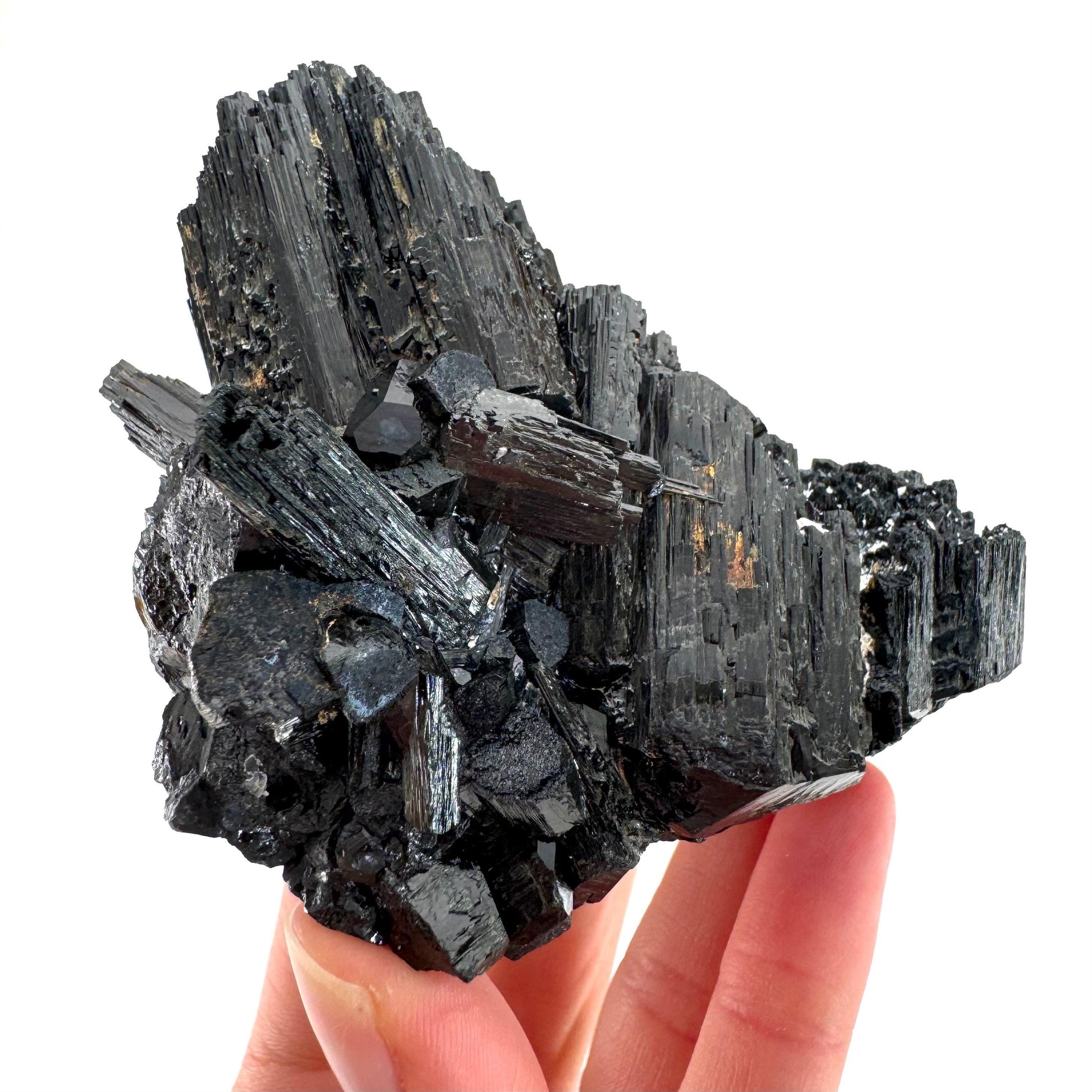 Erongo Black Tourmaline Cluster | Raw Crystal Protection Stone