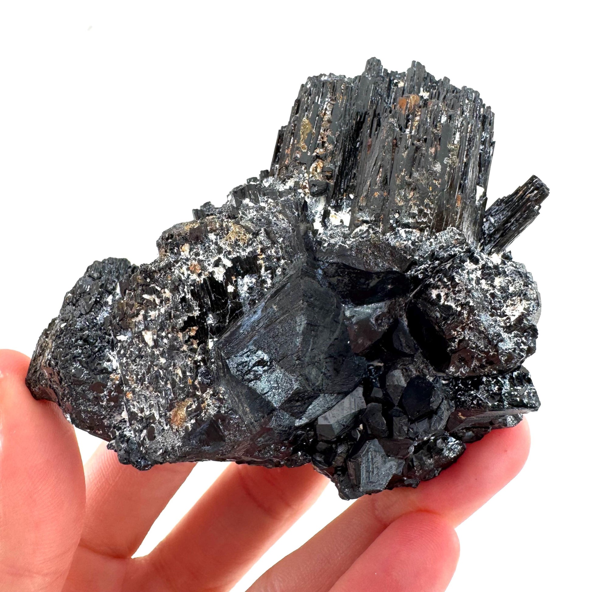 Erongo Black Tourmaline Cluster | Raw Crystal Protection Stone