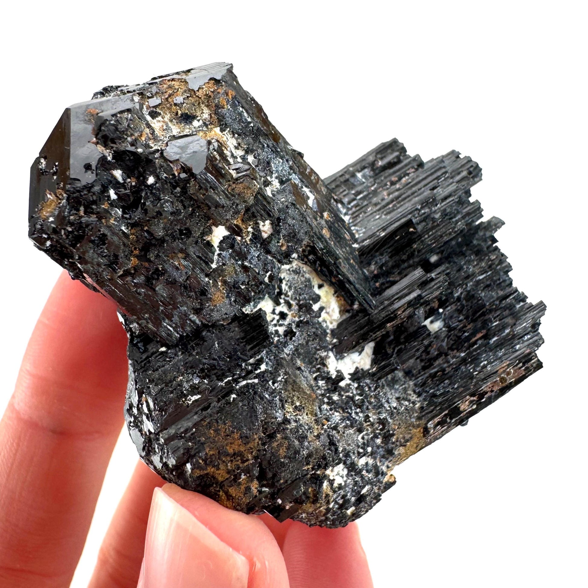 Black Tourmaline Crystal Cluster | Namibian Protection Stone