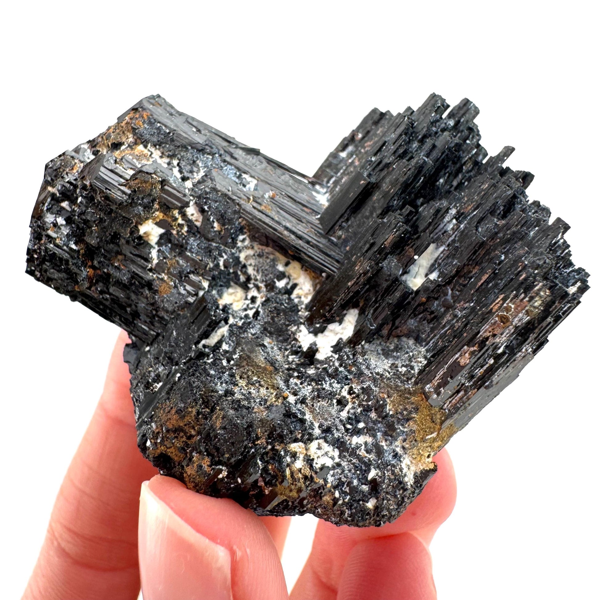 Black Tourmaline Crystal Cluster | Namibian Protection Stone
