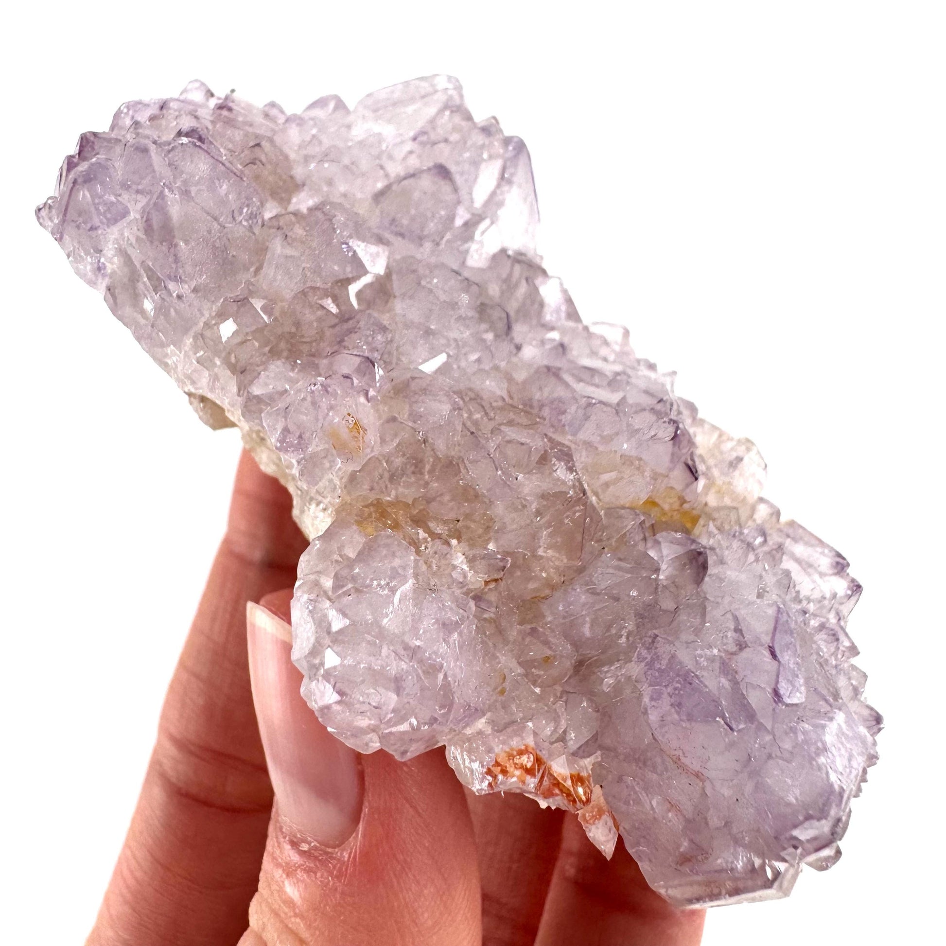 Spirit Quartz Crystal | raw natural purple amethyst cactus quartz, mineral specimen