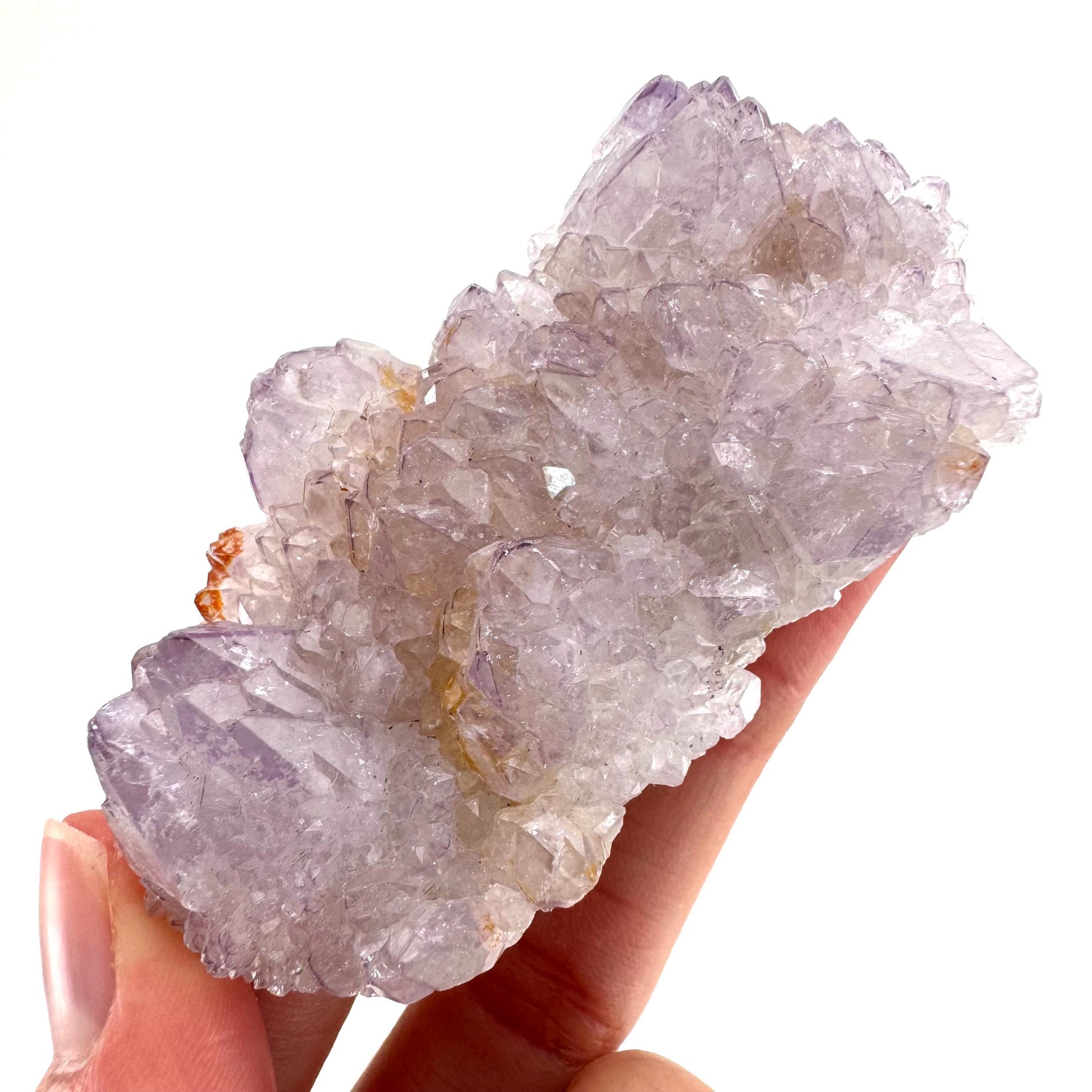 Spirit Quartz Crystal | raw natural purple amethyst cactus quartz, mineral specimen