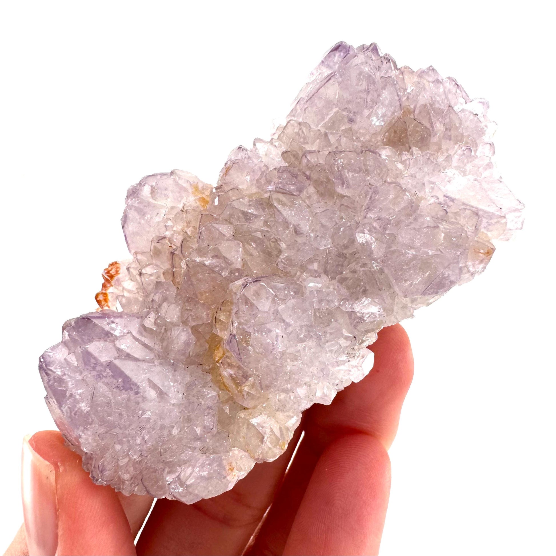 Spirit Quartz Crystal | raw natural purple amethyst cactus quartz, mineral specimen