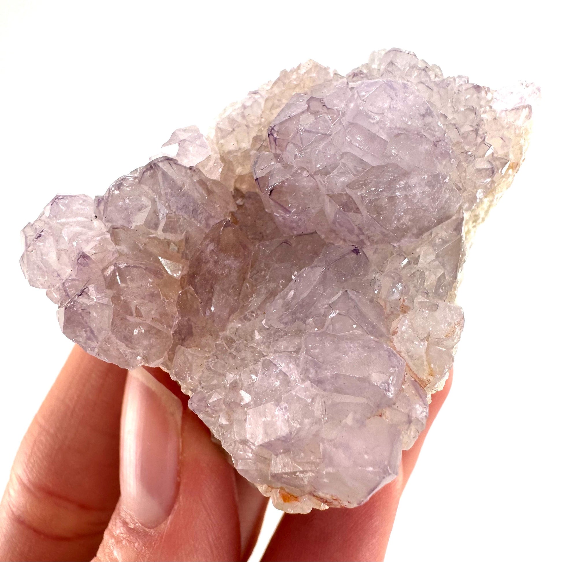 Spirit Quartz Crystal | raw natural purple amethyst cactus quartz, mineral specimen