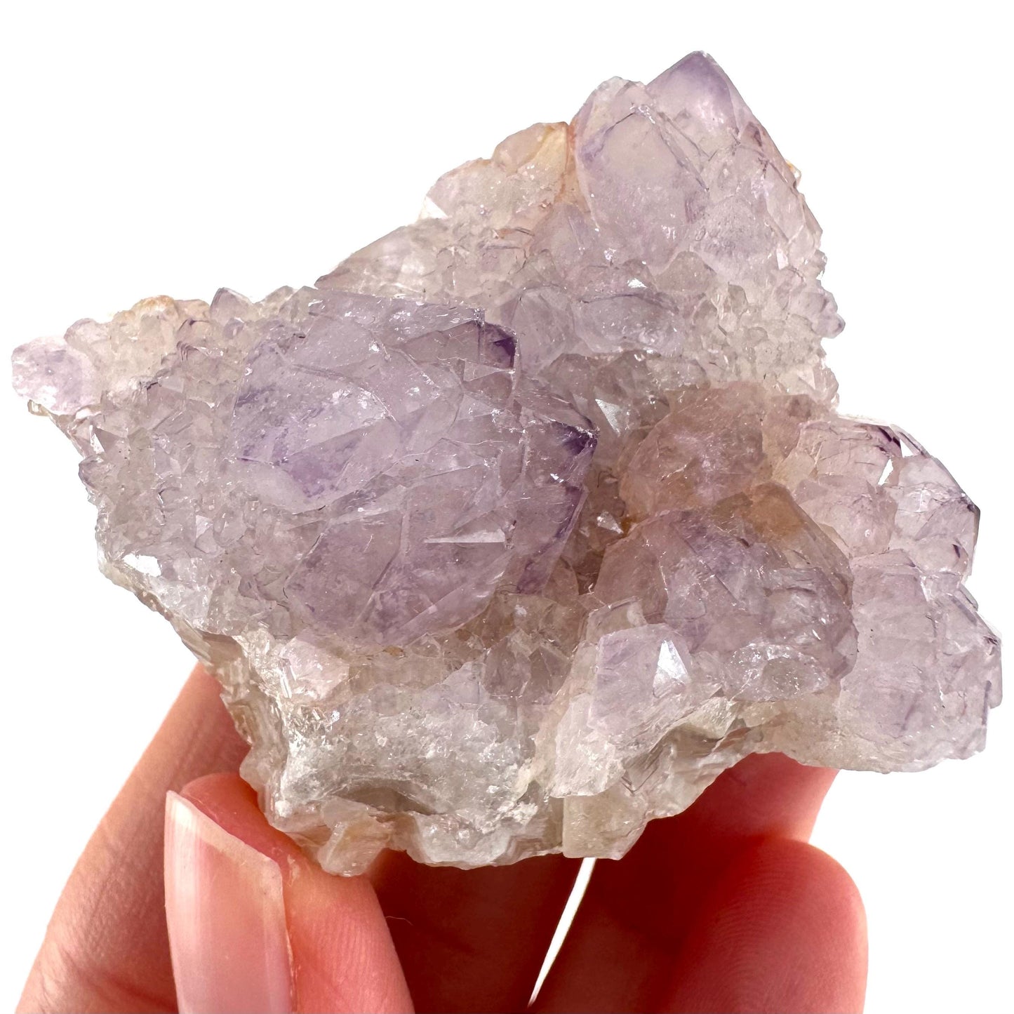 Spirit Quartz Crystal | raw natural purple amethyst cactus quartz, mineral specimen