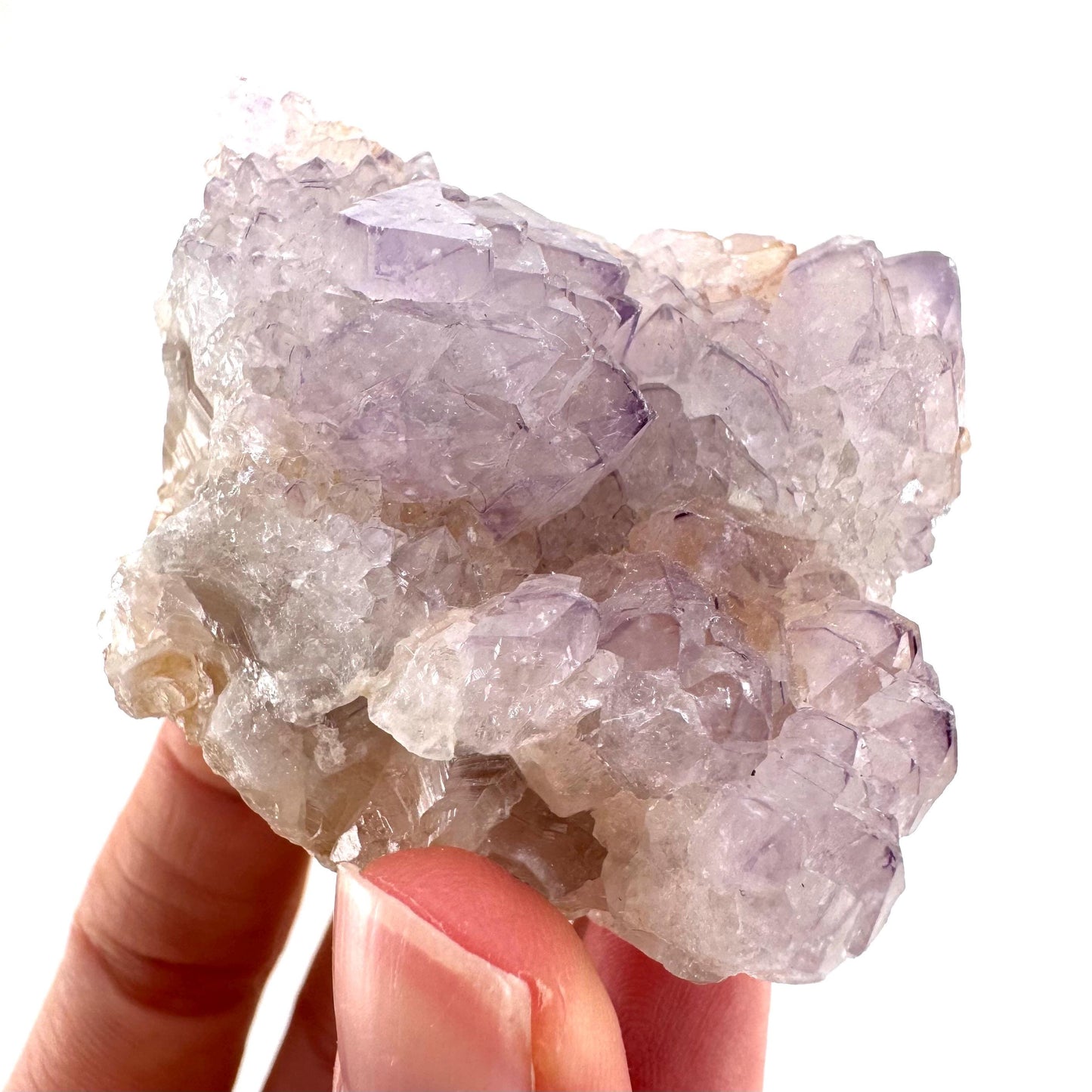 Spirit Quartz Crystal | raw natural purple amethyst cactus quartz, mineral specimen