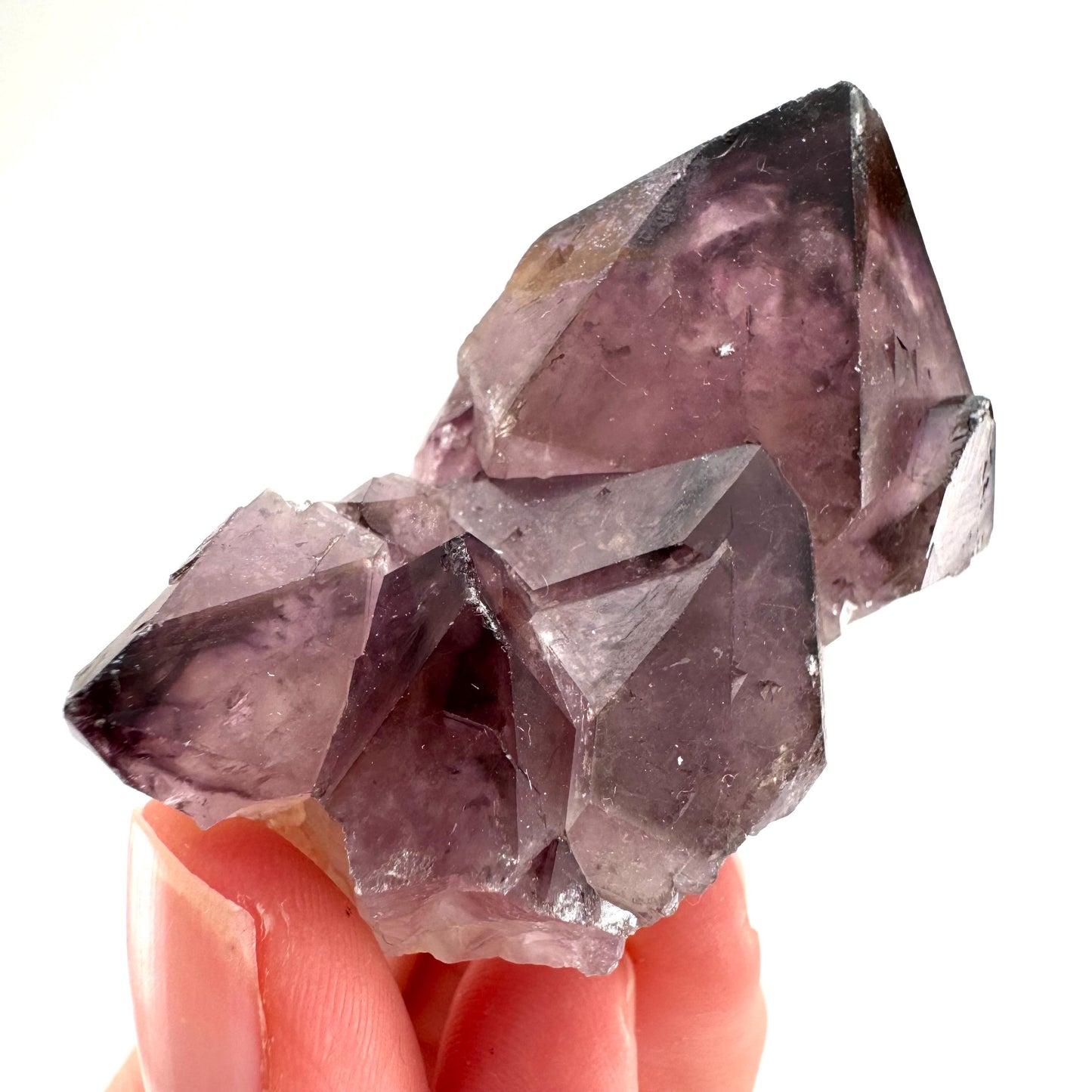 Spirit Quartz Crystal | raw natural purple amethyst cactus quartz, mineral specimen