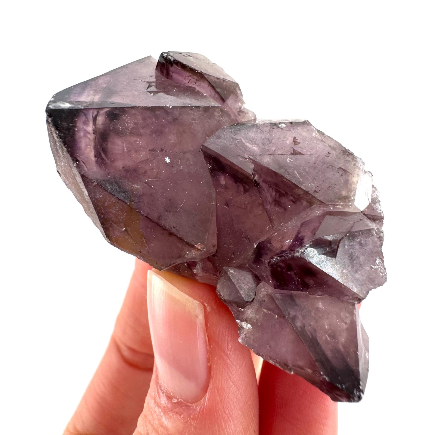 Spirit Quartz Crystal | raw natural purple amethyst cactus quartz, mineral specimen