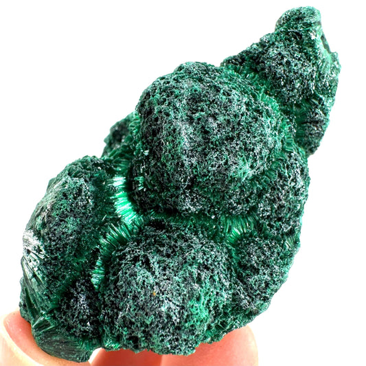 Fibrous Malachite (DR Congo) | raw green malachite crystal, mineral specimen