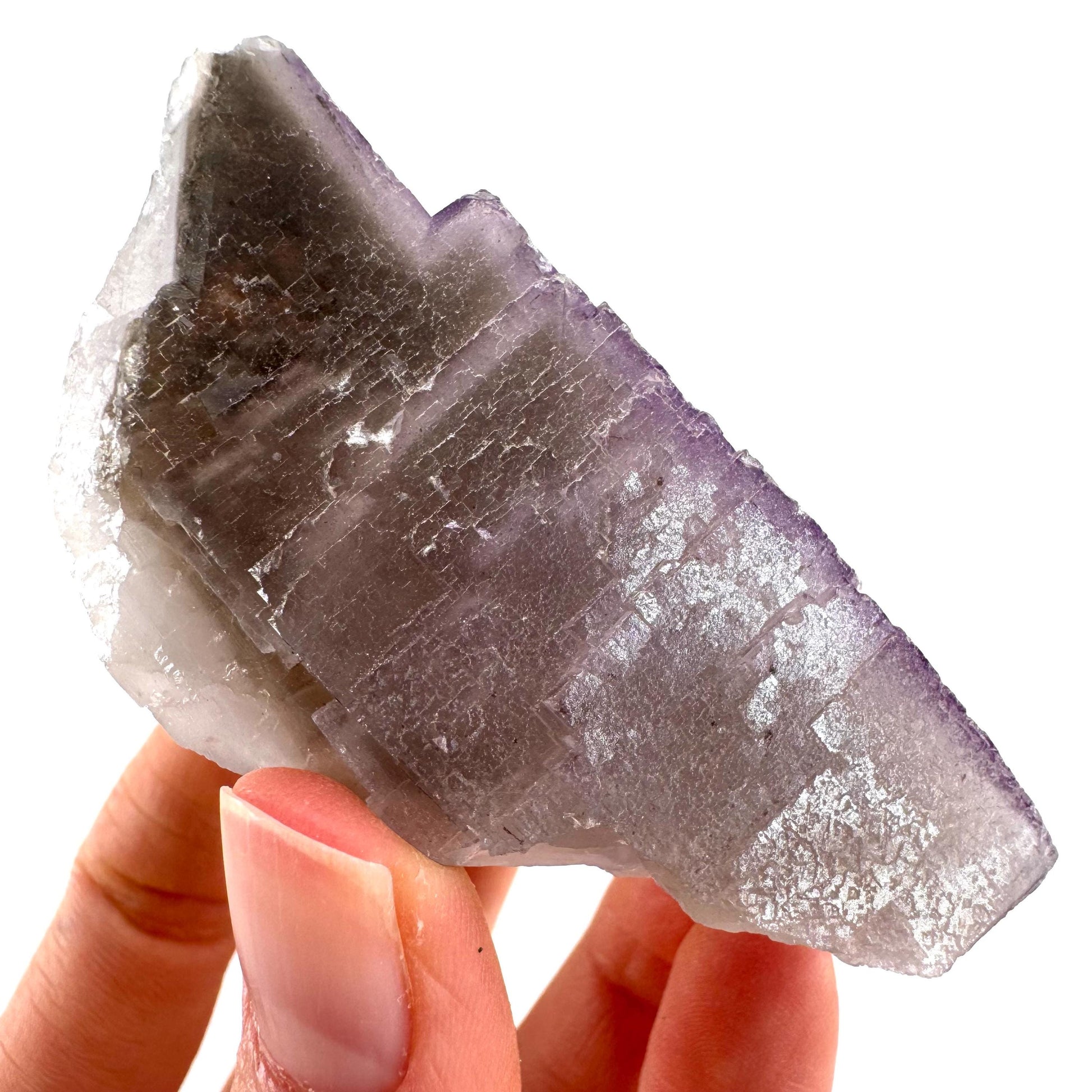Purple Fluorite (Pakistan) | purple fluorite crystal cluster, mineral specimen