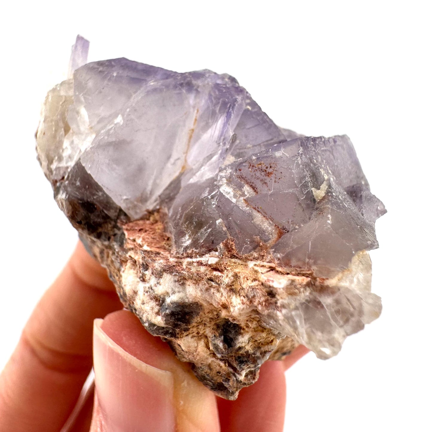 Purple Fluorite (Pakistan) | purple fluorite crystal cluster, mineral specimen